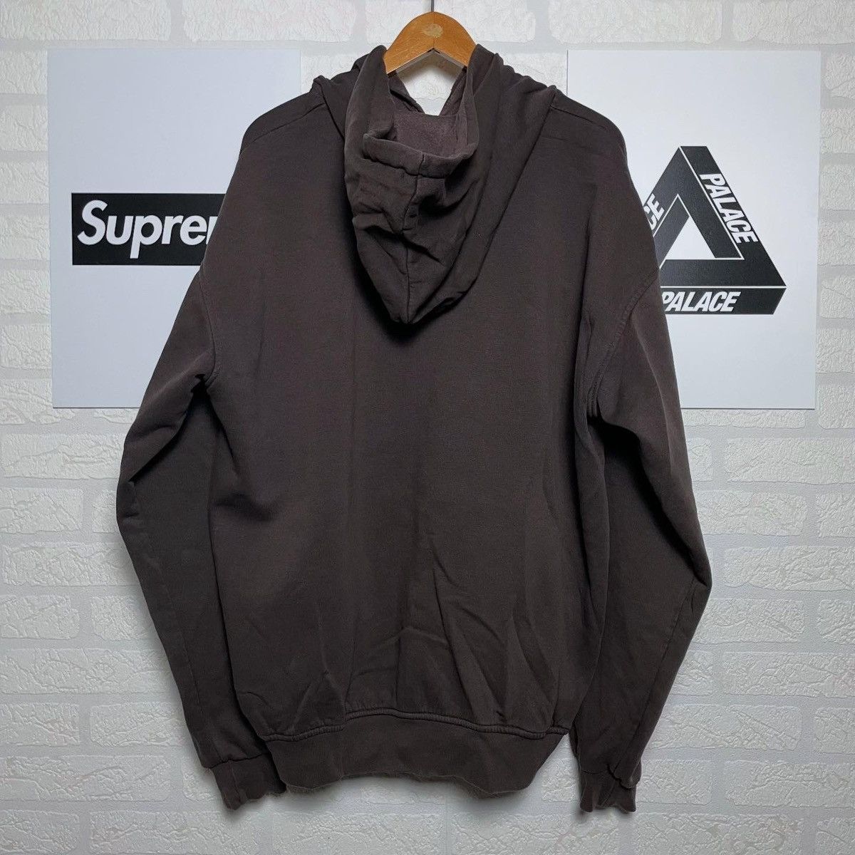 Nike RARE Vintage Nike Brown Zip Hoodie 90s Size US XL / EU 56 / 4 - 2 Thumbnail