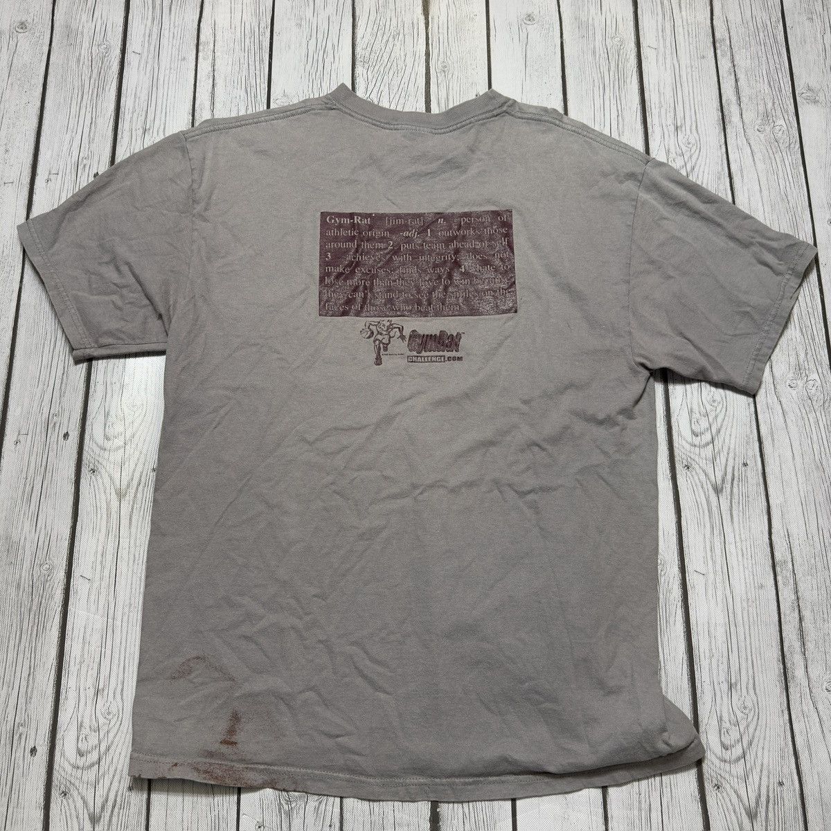 Hanes × Vintage Vintage Gym Rat tee Size US L / EU 52-54 / 3 - 2 Thumbnail