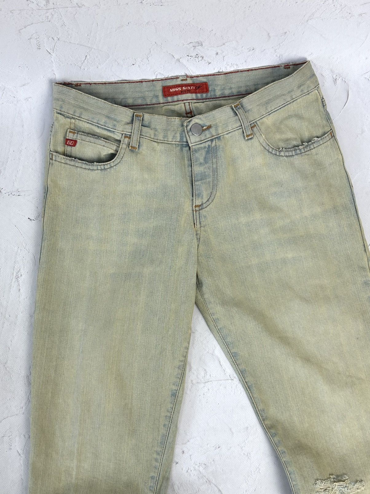 Miss Sixty Vintage Y2K Miss Sixty Distressed Washed Jeans Size 28" / US 6 / IT 42 - 4 Thumbnail