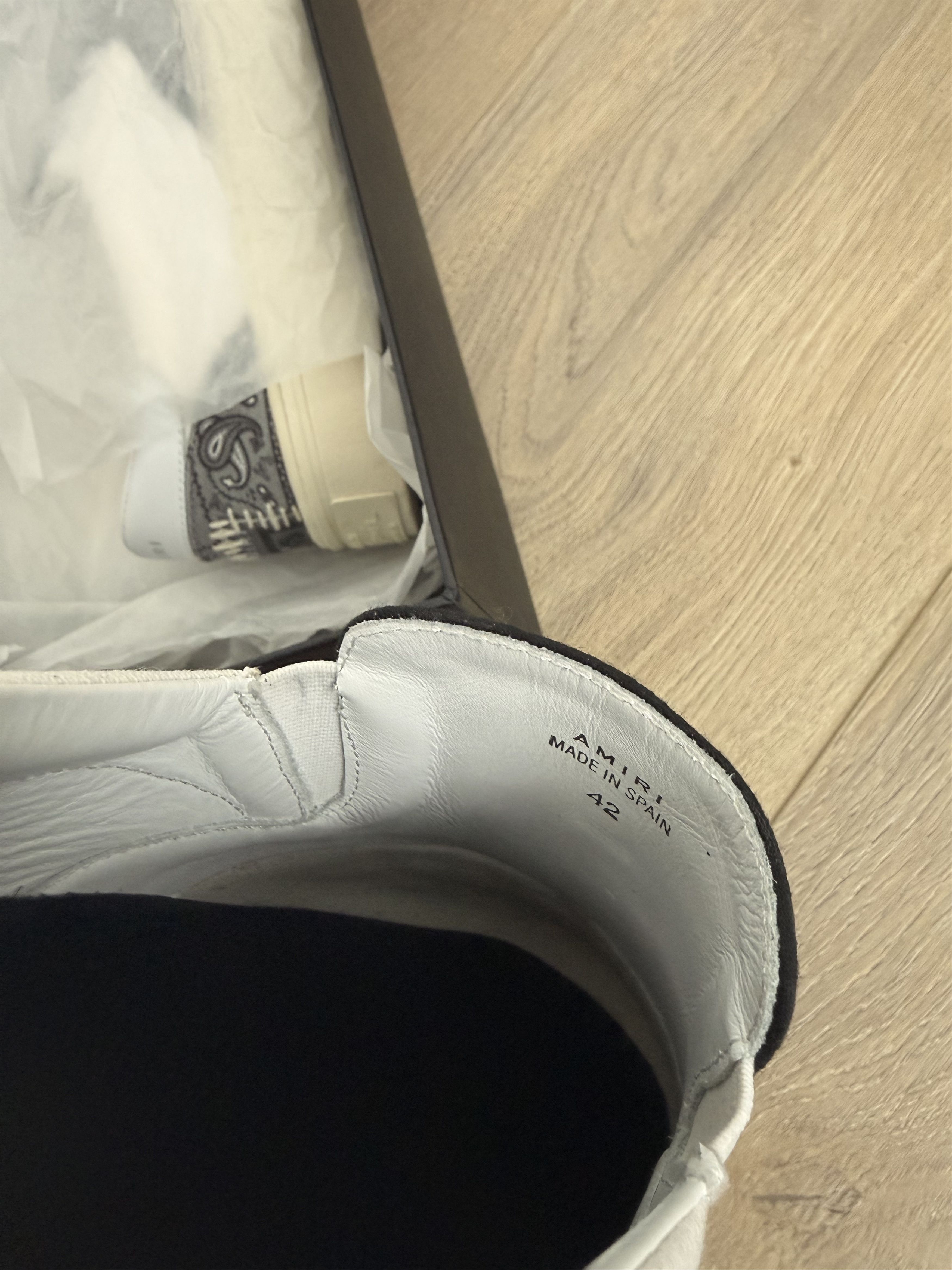 Amiri Bandana Reconstructed Slip On Size US 9 / EU 42 - 6 Thumbnail