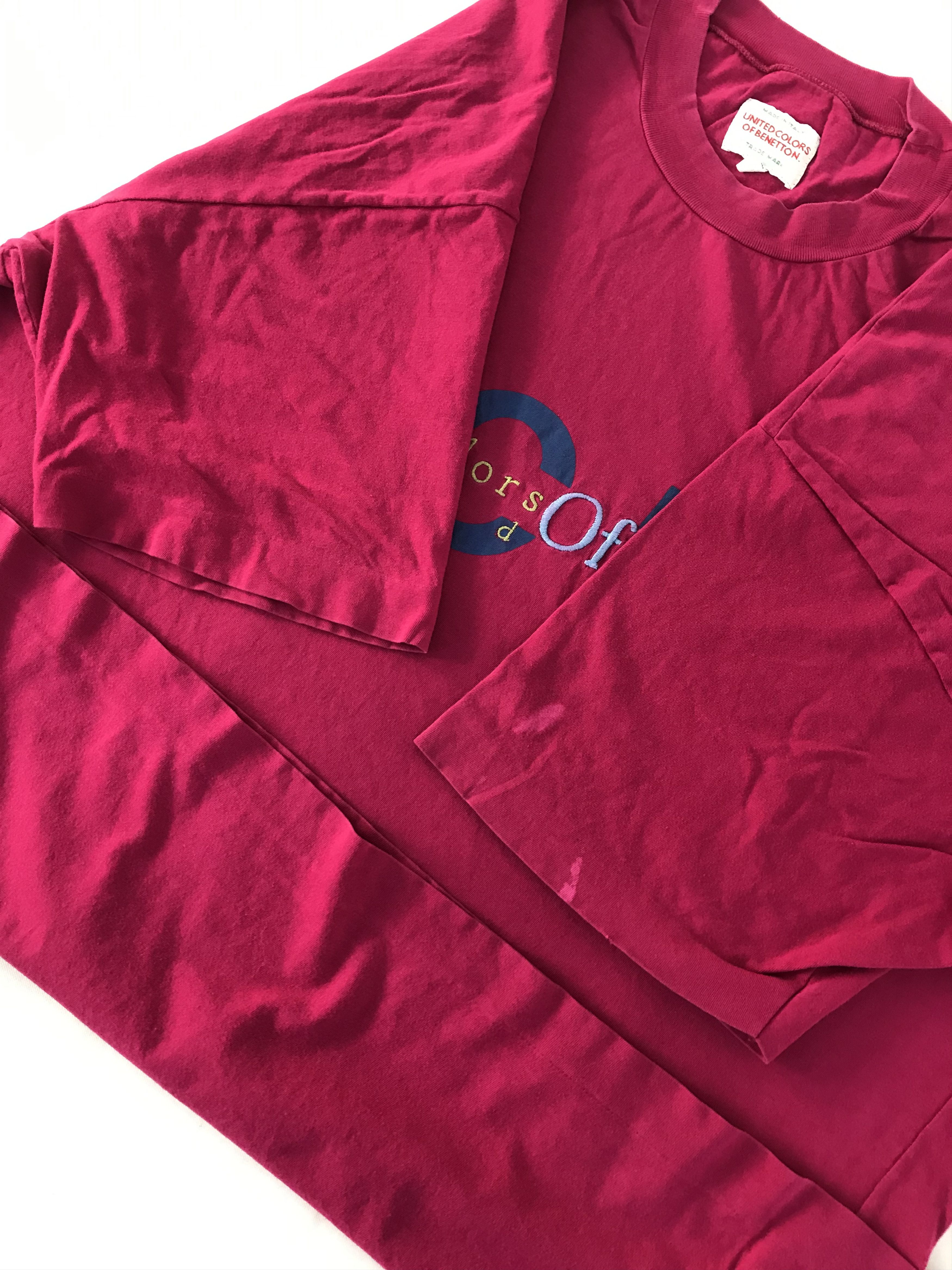 United Colors Of Benetton UCB United Colors Benetton Embroidery Logo Printed Tee Size US XL / EU 56 / 4 - 5 Thumbnail
