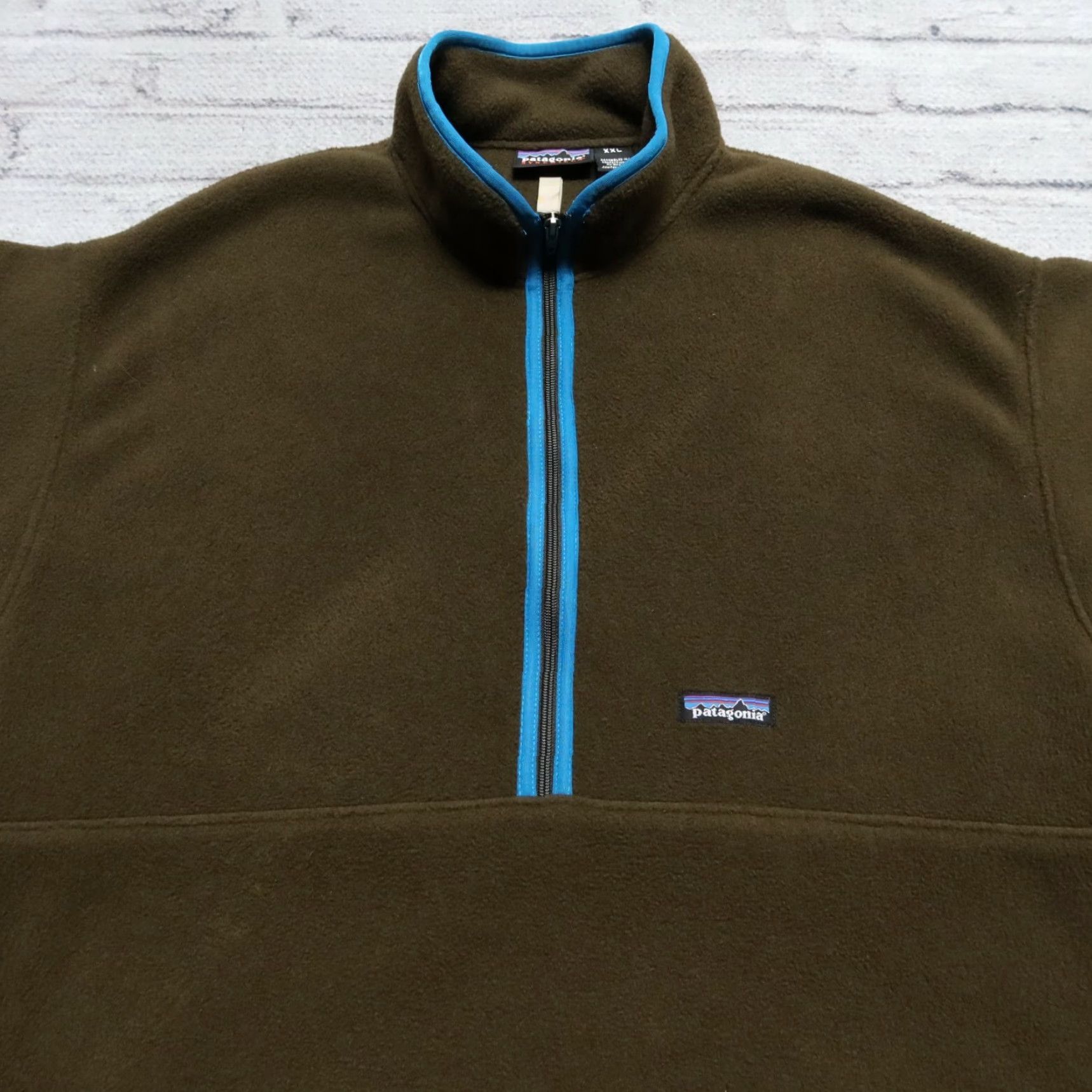 Patagonia VINTAGE Patagonia Classic Synchilla Fleece Marsupial Pullover Green XXL Men Pullover Marsupial 90s Size US XXL / EU 58 / 5 - 3 Thumbnail