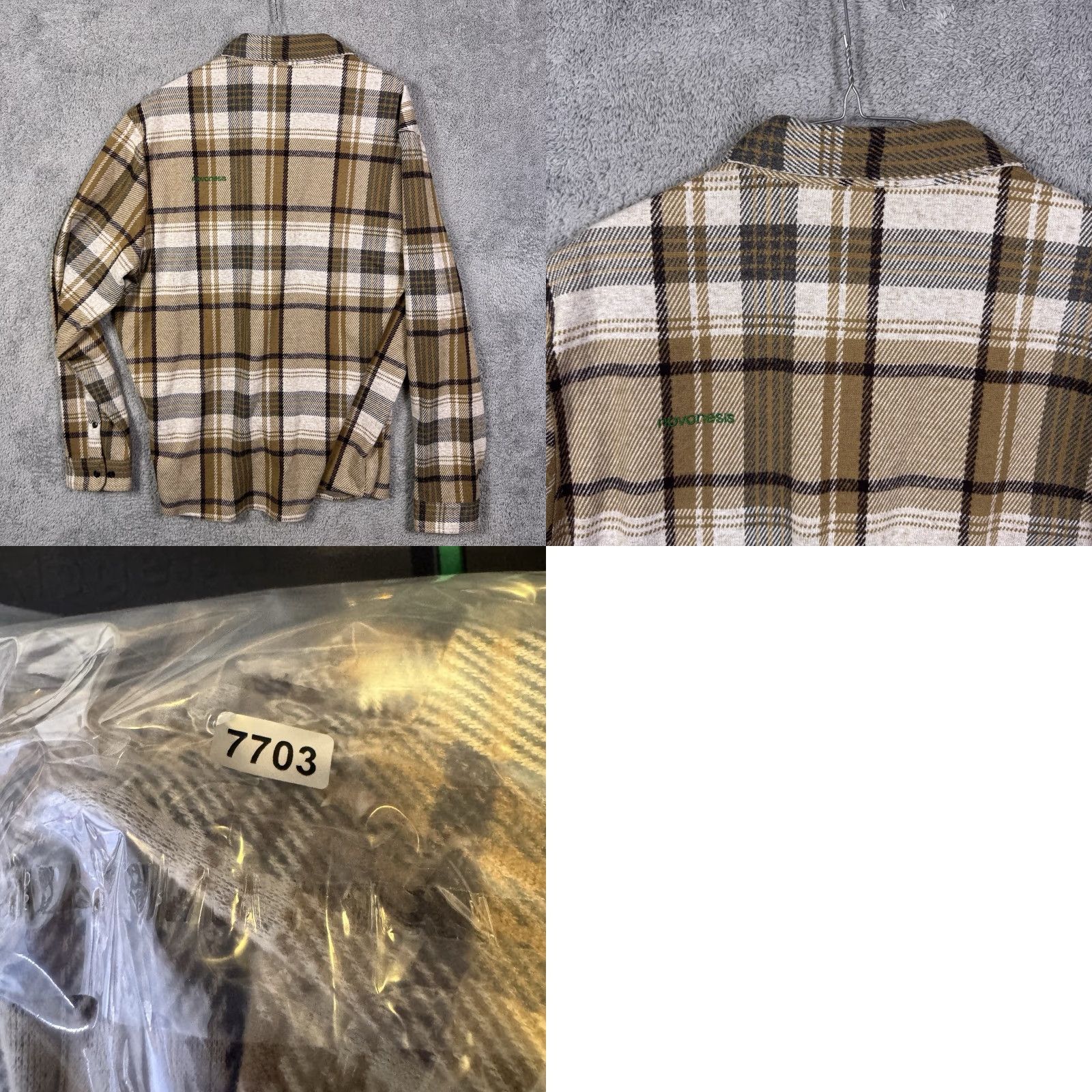 Vintage 7 Diamonds Generation Shirt Mens XL Soft Flannel Jacquard GSMK-7925 Size US XL / EU 56 / 4 - 8 Thumbnail