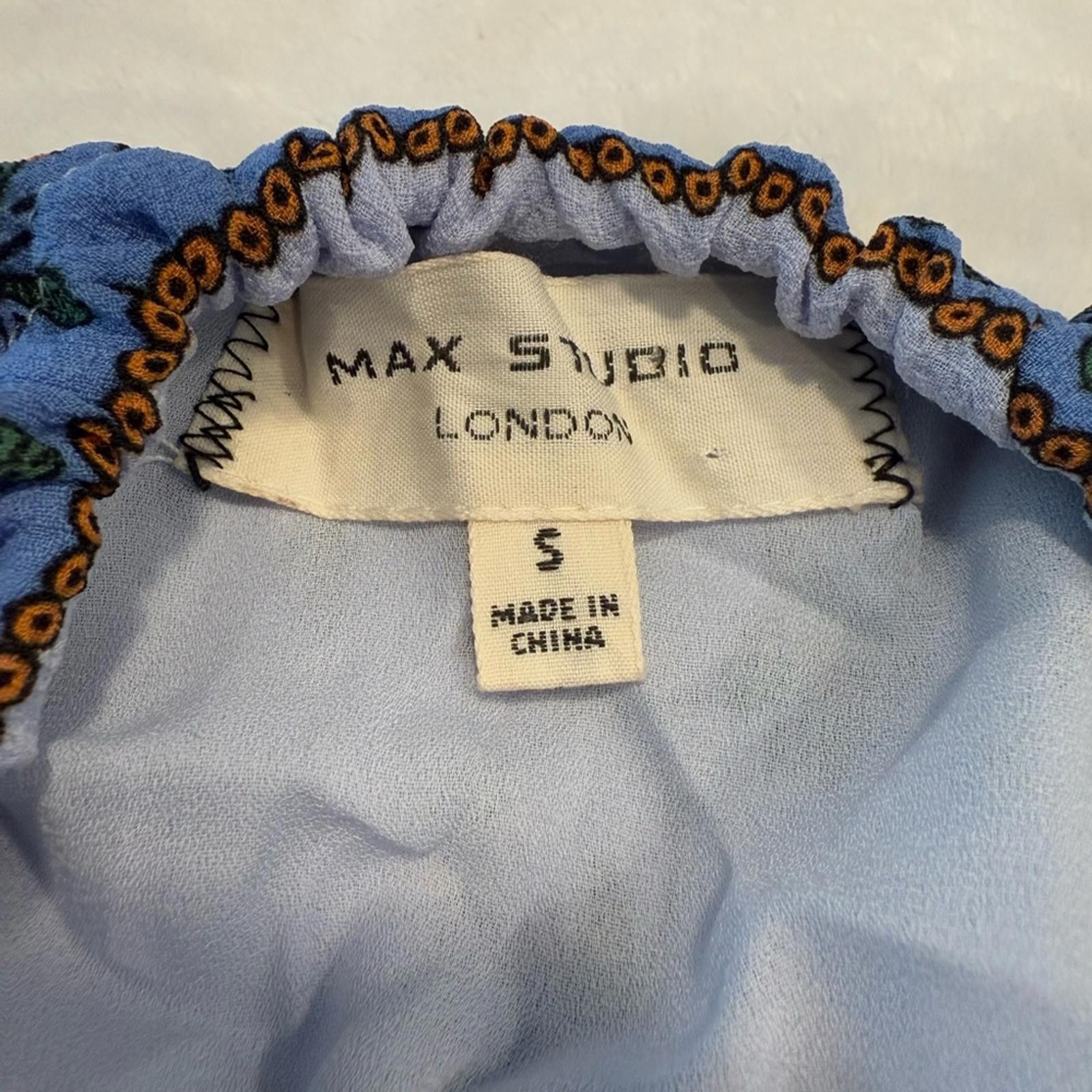 Other Max Studio Floral ruffled Maxi Dress light blue SZ SM Size S / US 4 / IT 40 - 6 Thumbnail