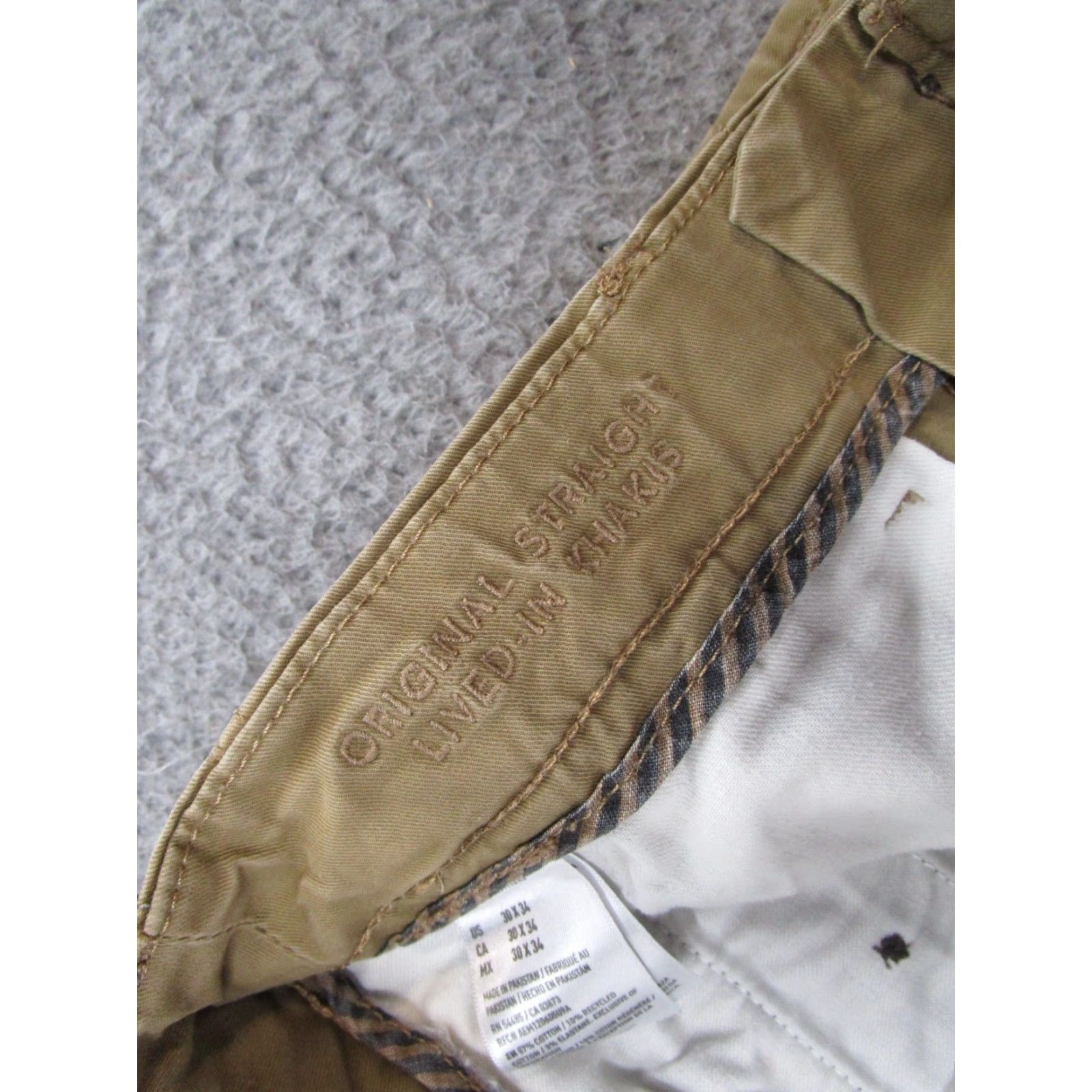American Eagle Outfitters American Eagle Outfitters Pants Chino Slim Regular Tan Khaki 30x32/30x34 Vintage No Size US 30 / EU 46 - 5 Thumbnail