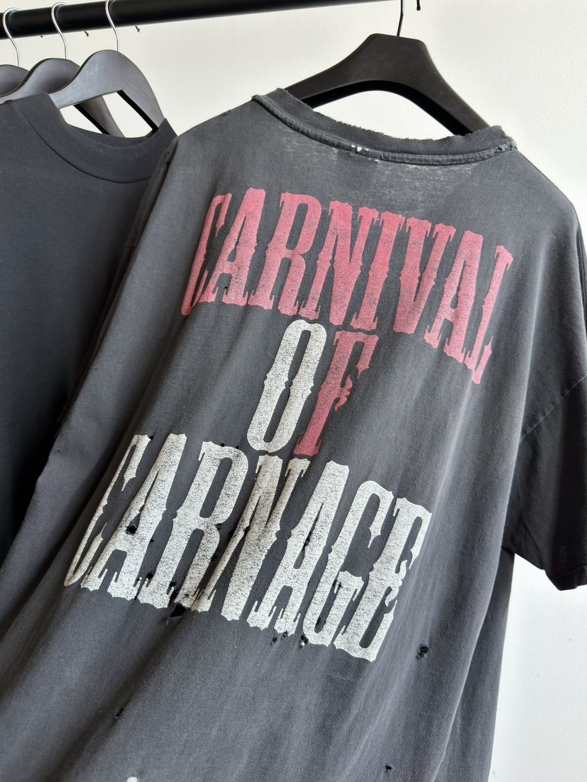 Band Tees Vintage 90s Thrashed Insane Clown Posse Faded Erd Band Tee Size US XL / EU 56 / 4 - 1 Thumbnail
