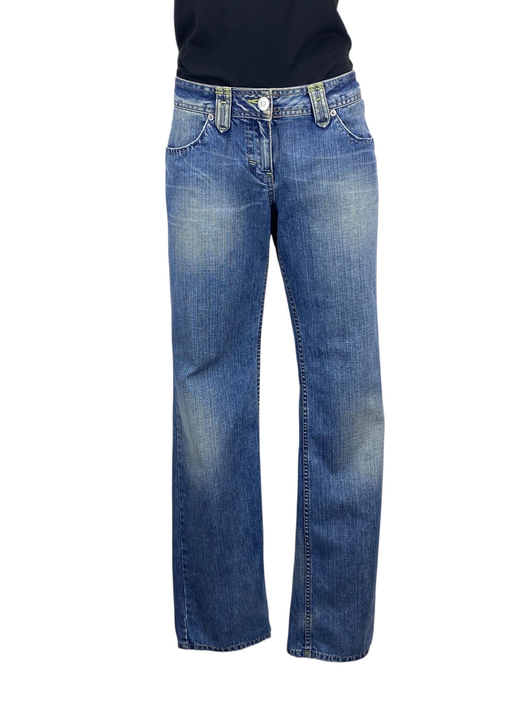 Other Sisley Low Rise Bootcut Flare Jeans Japanese Size 26" / US 2 / IT 38 - 2 Thumbnail