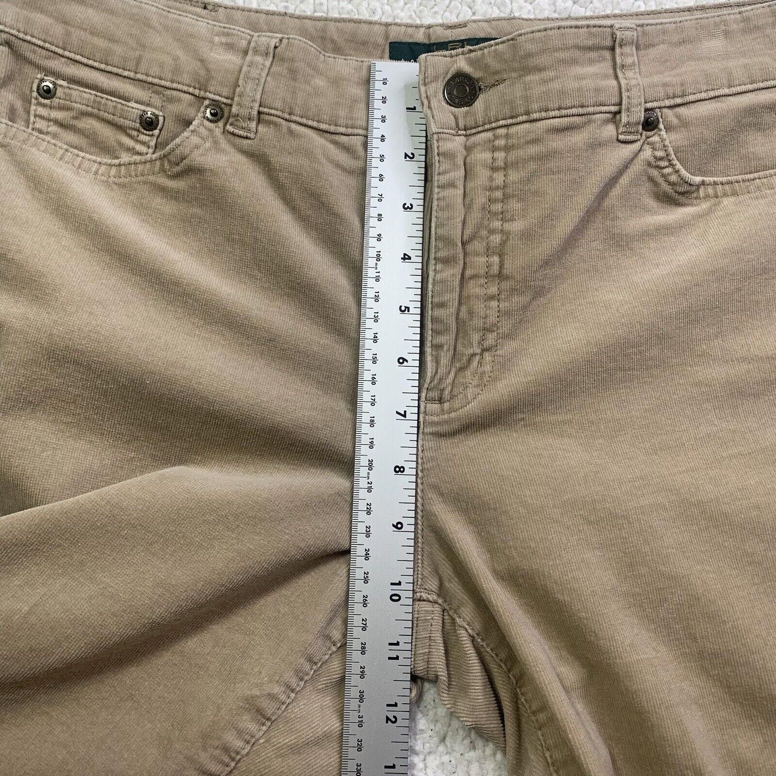 Lauren Ralph Lauren LRL Ralph Lauren Jeans Corduroy Pants Women's Size 10 Tan Size 32" / US 10 / IT 46 - 9 Thumbnail