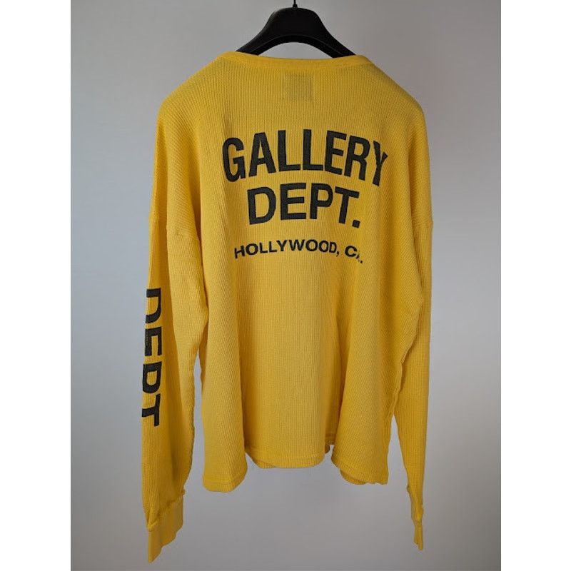 Gallery Dept. o1rshd1 Long Sleeved Waffle Knit T-Shirt in Yellow Size US XL / EU 56 / 4 - 11 Thumbnail