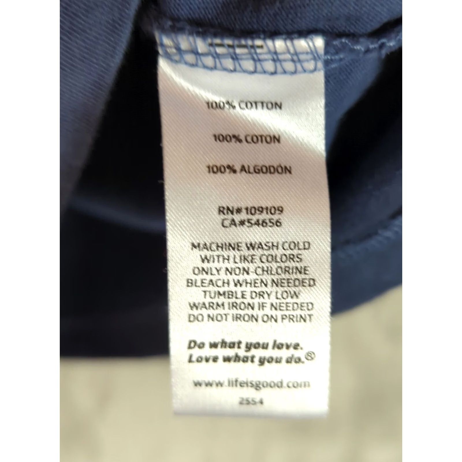 Life is Good Life is Good Quarantini Women's T-Shirt V-Neck Blue S NWT Jersey 100% Cotton Casual Short Sleeve Covid Martini Quarantine Women’s Compatible Shirt Size 28" / US 6 / IT 42 - 7 Thumbnail