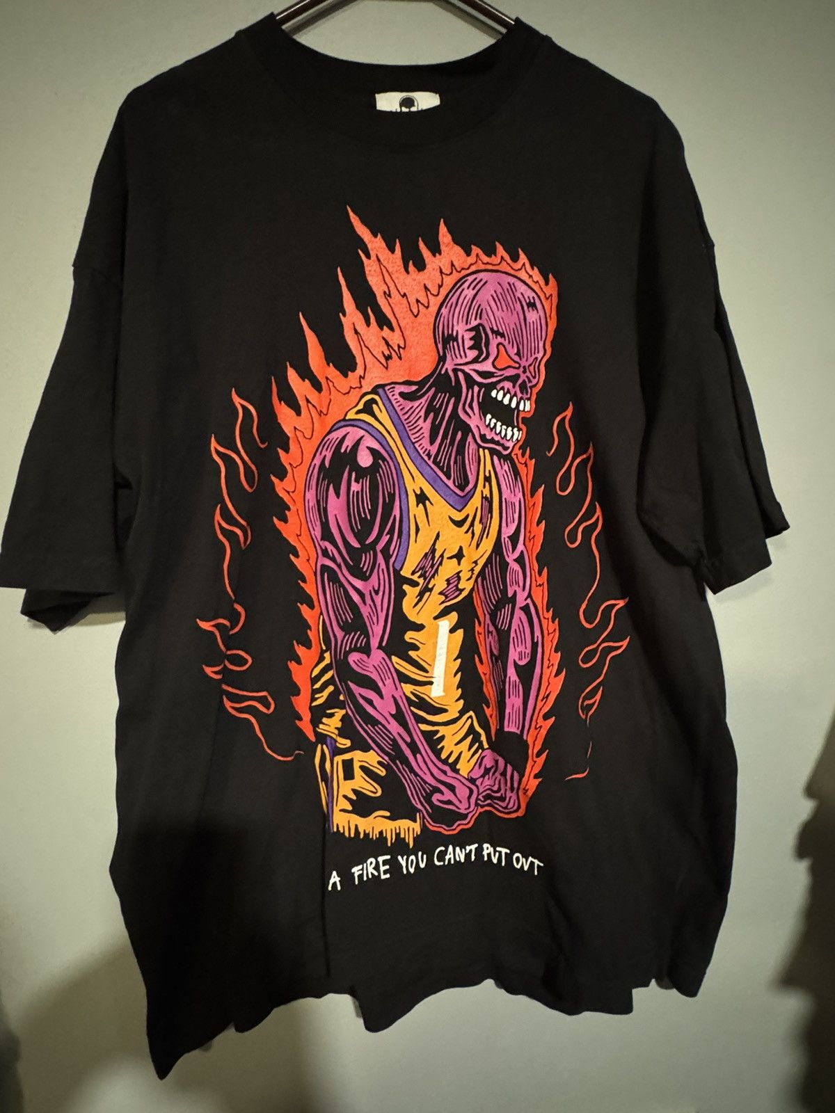 Warren Lotas Purple Skelton Tee Size US XL / EU 56 / 4 - 1 Thumbnail
