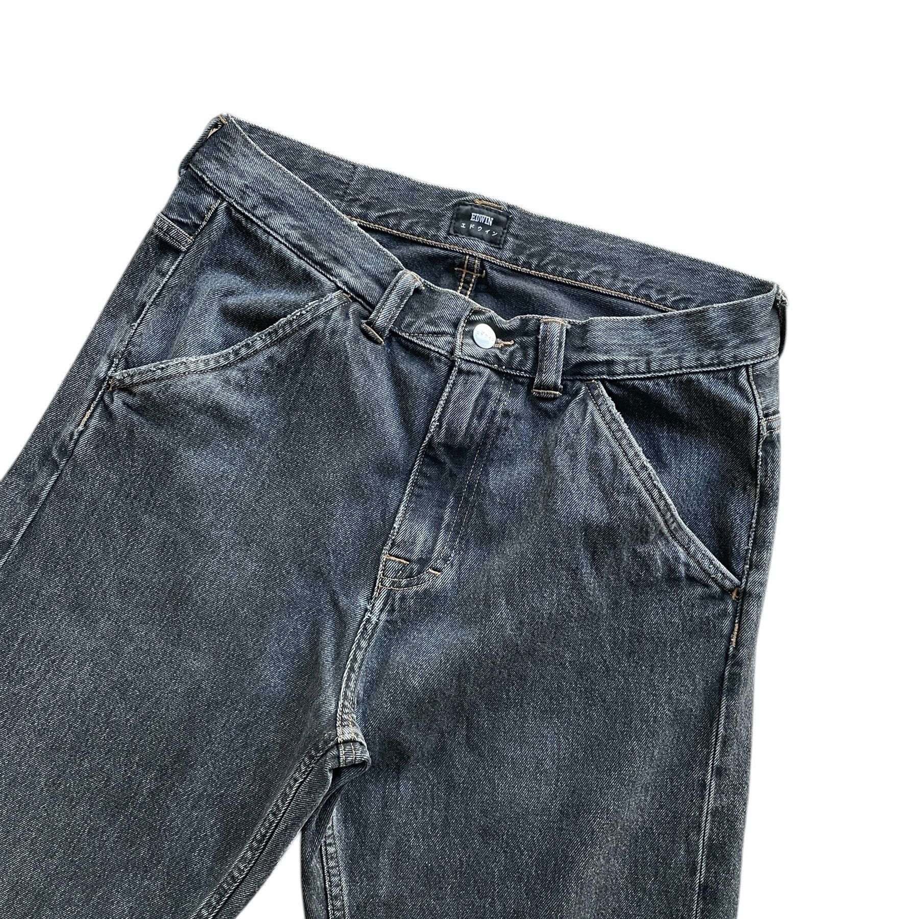 Edwin Straight leg Japanese brand washed denim jeans. Size US 30 / EU 46 - 4 Thumbnail