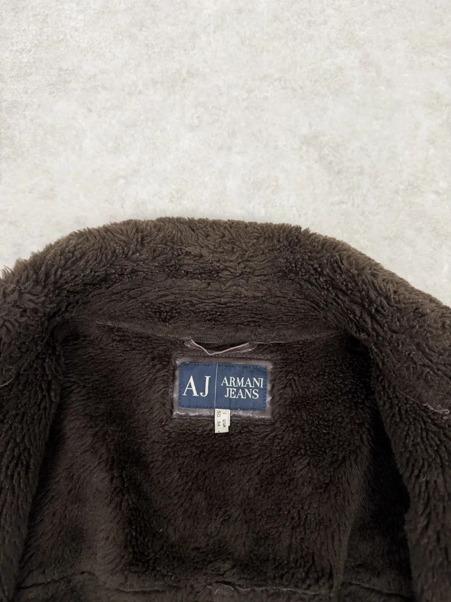 Armani 2000s Armani Brown Faux Shearling Jacket Size US M / EU 48-50 / 2 - 11 Thumbnail