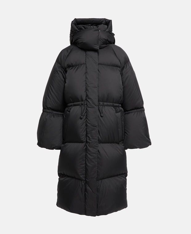 Down Coat in Black, Women's (Size Xl)