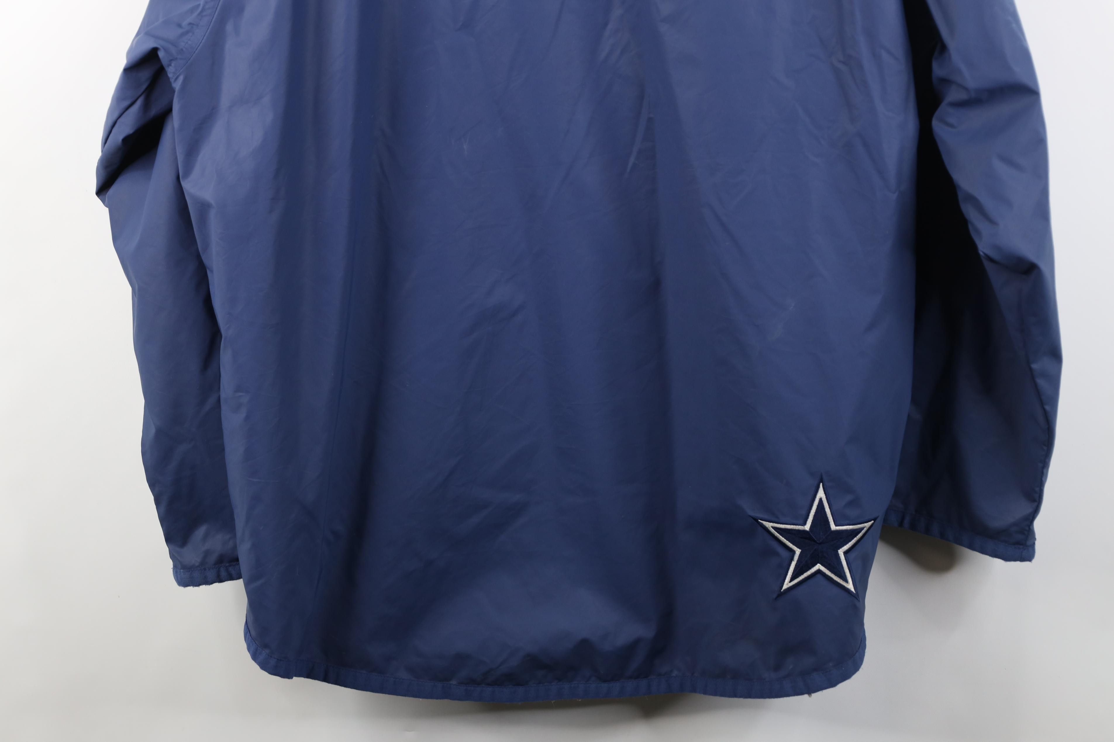 Nike Vintage 90s Nike Pro Line Cowboys Hooded Rain Jacket Size US L / EU 52-54 / 3 - 21 Thumbnail