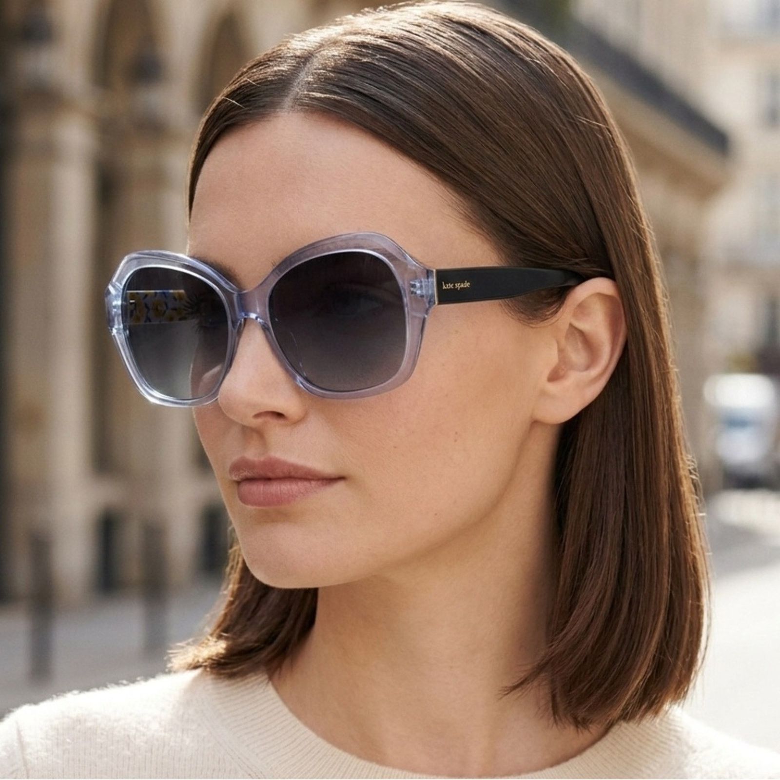 Kate Spade New! Kate Spade LOTTIE/G/S 0PJP9O Blue Sunglasses, Authentic Size ONE SIZE - 2 Thumbnail