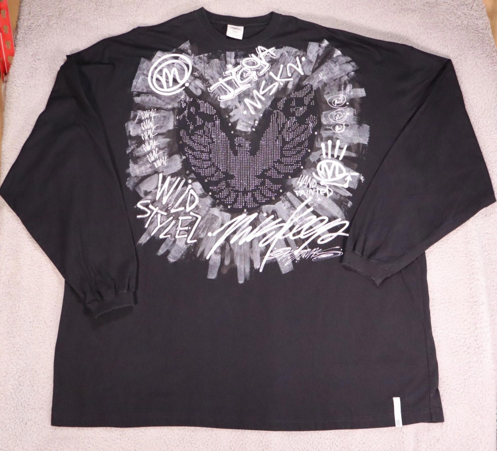 Other Miskeen Original Mens Long sleeve 5XL Eagle Black Size US XXL / EU 58 / 5 - 2 Thumbnail