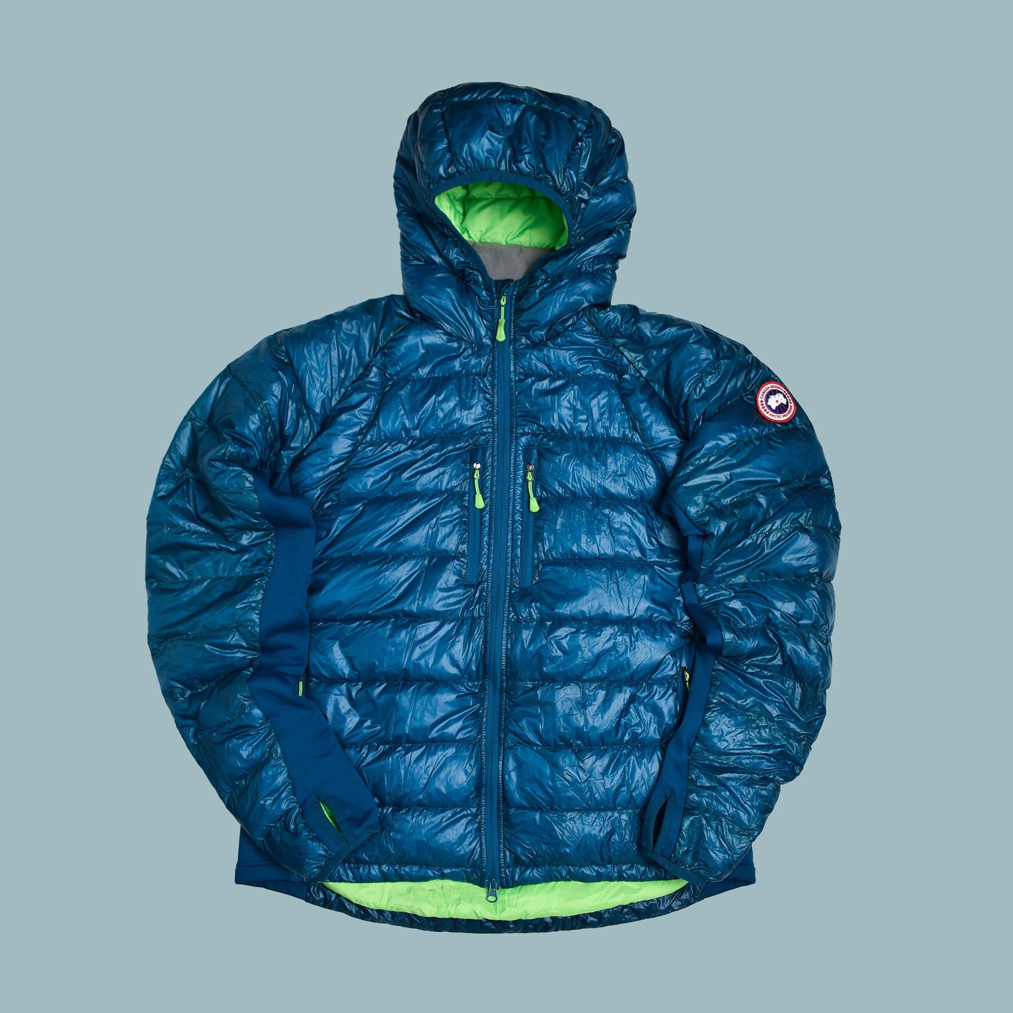 Canada Goose *RARE* CANADA GOOSE 2703M BLUE/GREEN PUFFER HYBRIDGE LITE Size US XXL / EU 58 / 5 - 1 Thumbnail