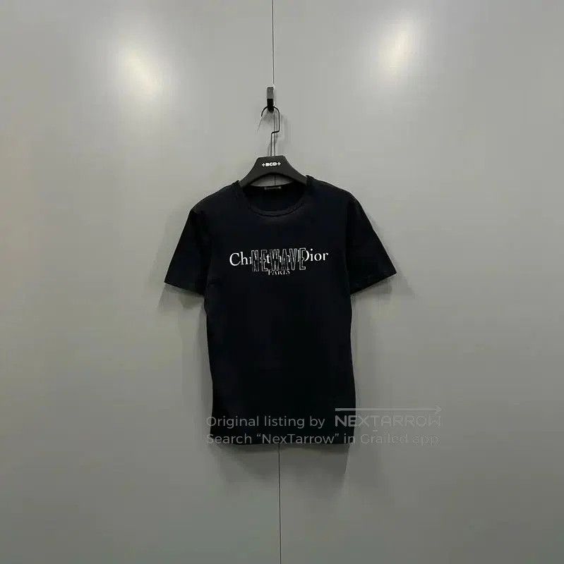 Dior Black Cotton Short Sleeve T.