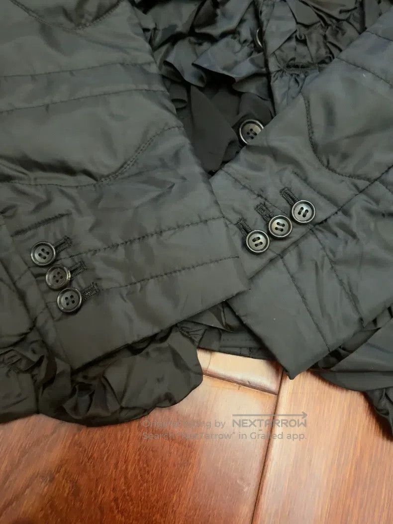 Comme des Garcons Comme des Garcons Layered flower cluster cotton coat Size XS / US 0-2 / IT 36-38 - 5 Thumbnail