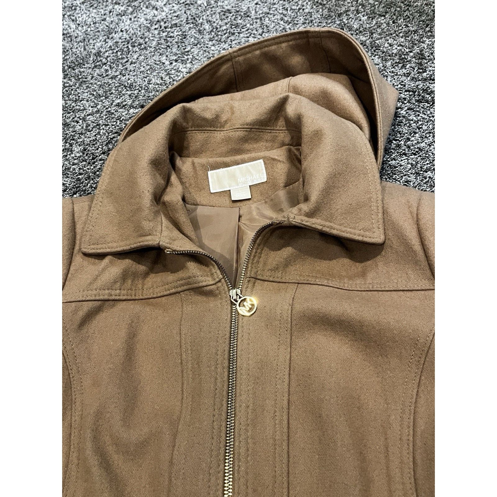 Michael Kors Michael Kors Beige Camel Tan Wool Trench Coat Hood Womens M Size M / US 6-8 / IT 42-44 - 3 Thumbnail