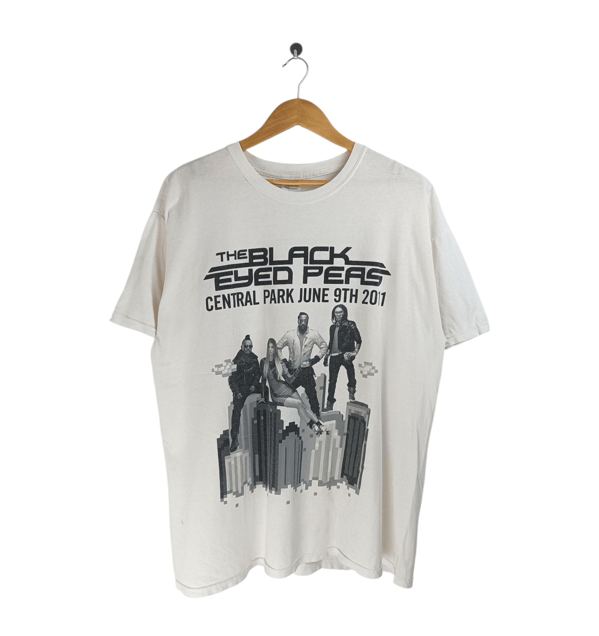 Rap Tees VINTAGE 2011 THE BLACK EYED PEAS C.PARK usher guetta wyclef Size US XL / EU 56 / 4 - 1 Thumbnail