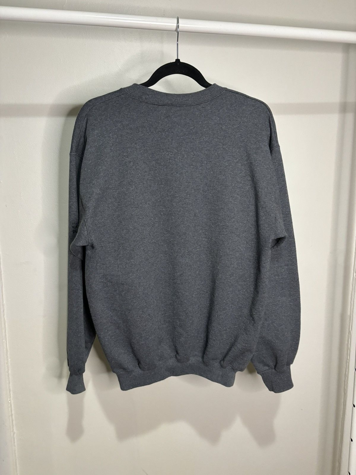 Hanes × Vintage Vintage 1990s Alcatraz Prison Grey Graphic Sweatshirt Size US M / EU 48-50 / 2 - 6 Thumbnail