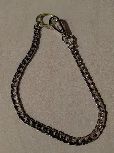 Jewelry 42CM Long Metal Keychain Wallet Size ONE SIZE - 3 Thumbnail