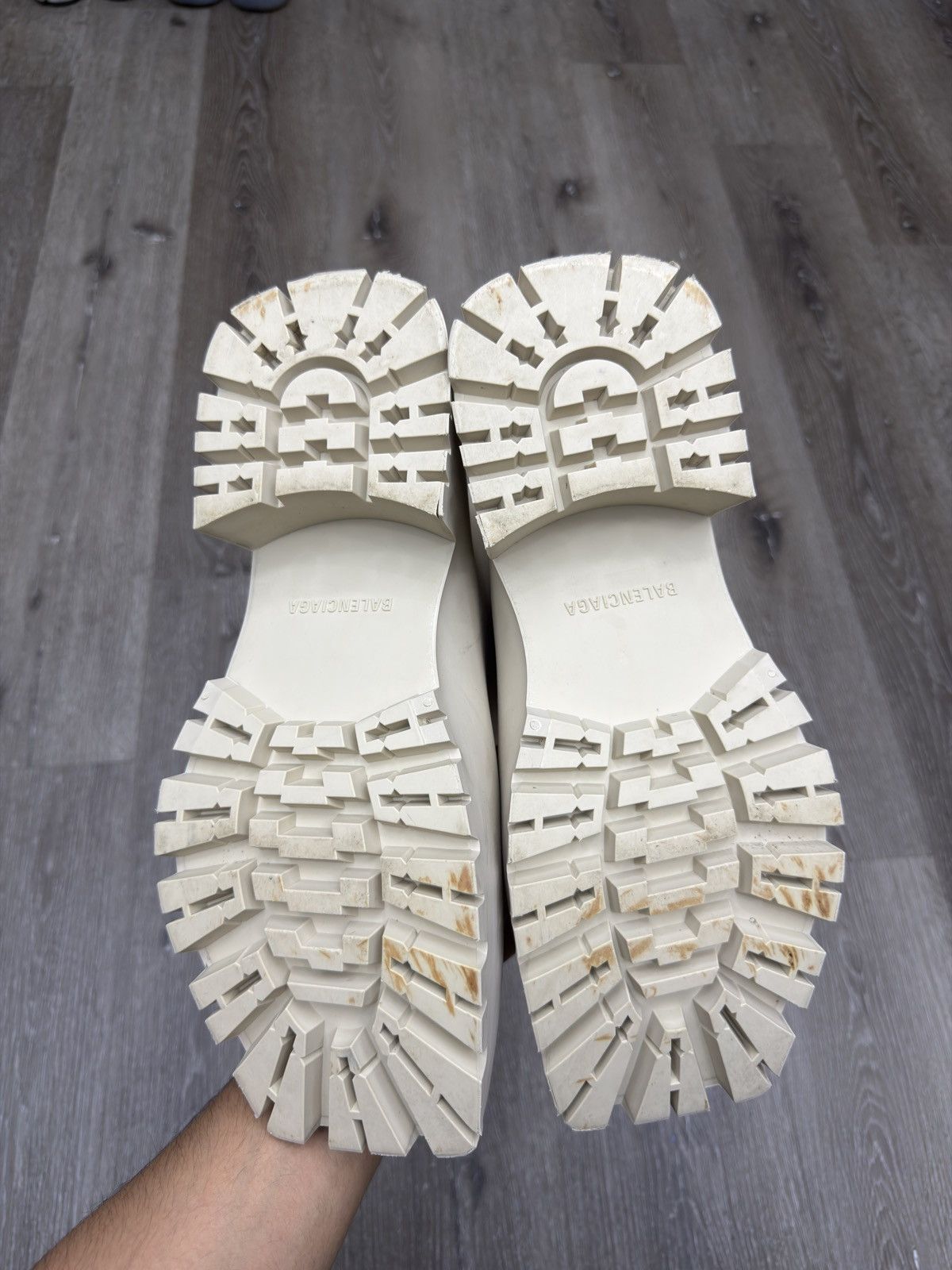 Balenciaga Balenciaga Trooper Rubber Boot 'White' Size US 9 / EU 42 - 10 Thumbnail