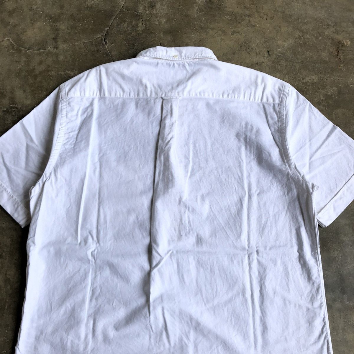 Beams Plus 🇯🇵 2000s Beams Plus Japan Oxford Halfbutton Shirt White Size US L / EU 52-54 / 3 - 9 Thumbnail