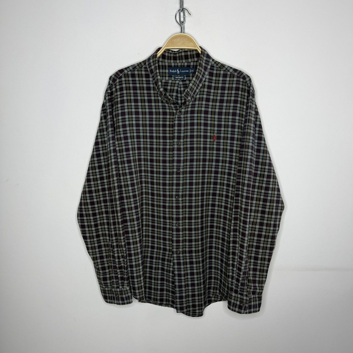 Polo Ralph Lauren Vintage Polo Ralph Lauren Flannel Checkered Shirt 90s Size US XL / EU 56 / 4 - 1 Thumbnail