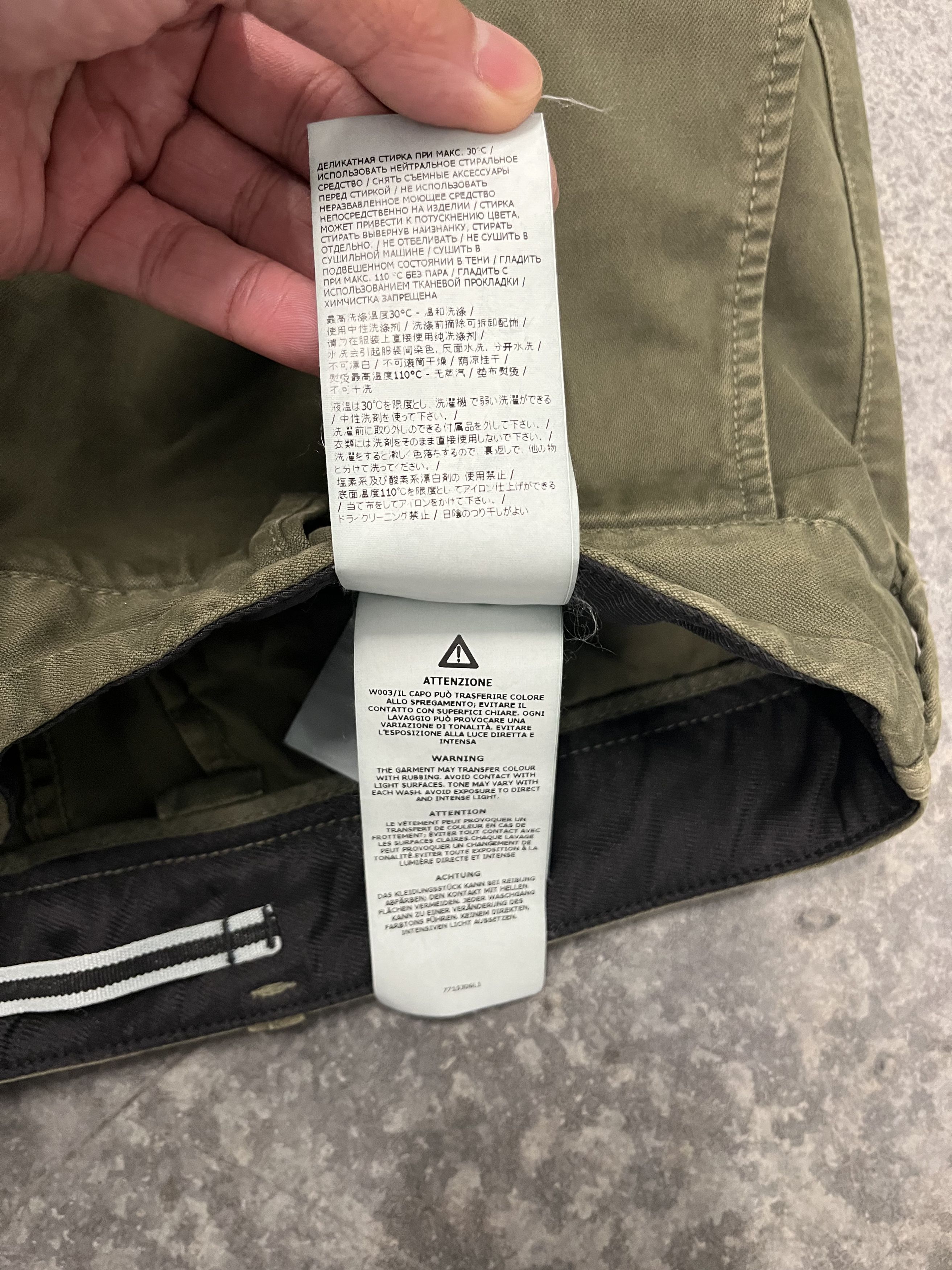 Stone Island Stone Island Cargo pants Olive Size US 32 / EU 48 - 9 Thumbnail