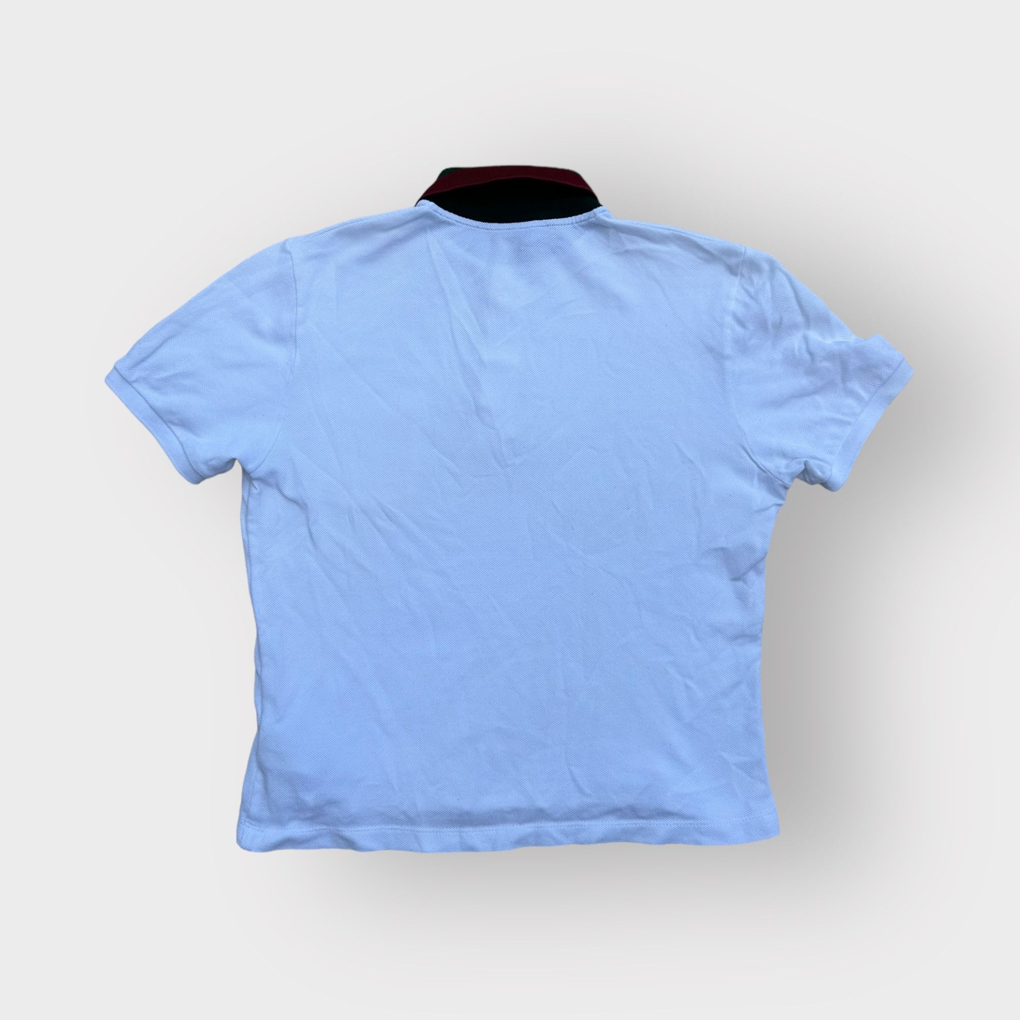 Gucci Gucci Polo T-Shirt Web Collar White Classic Size M / US 6-8 / IT 42-44 - 2 Thumbnail