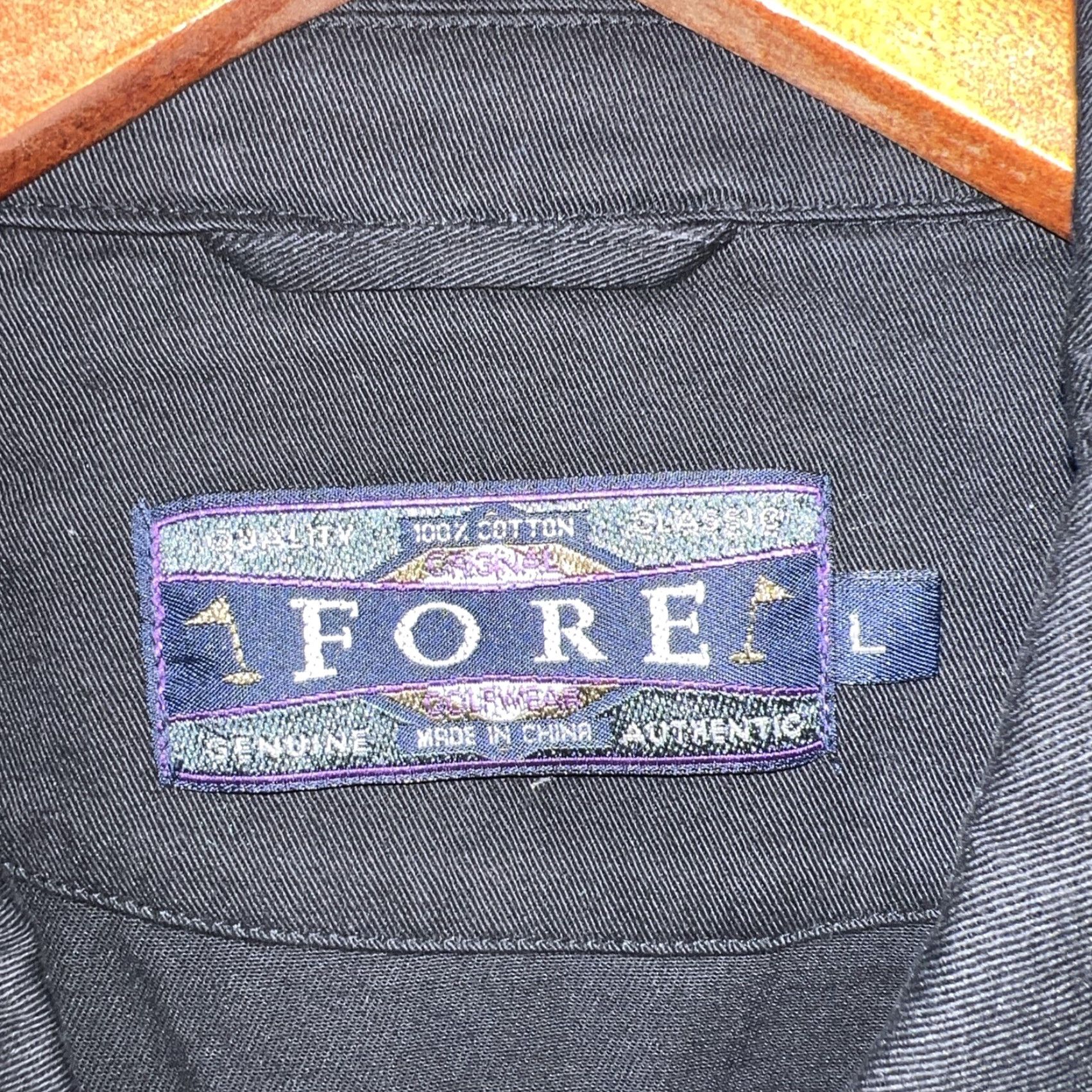 Vintage FORE Stella Artois Black Full Zip Jacket Mens Size L Size US L / EU 52-54 / 3 - 4 Thumbnail
