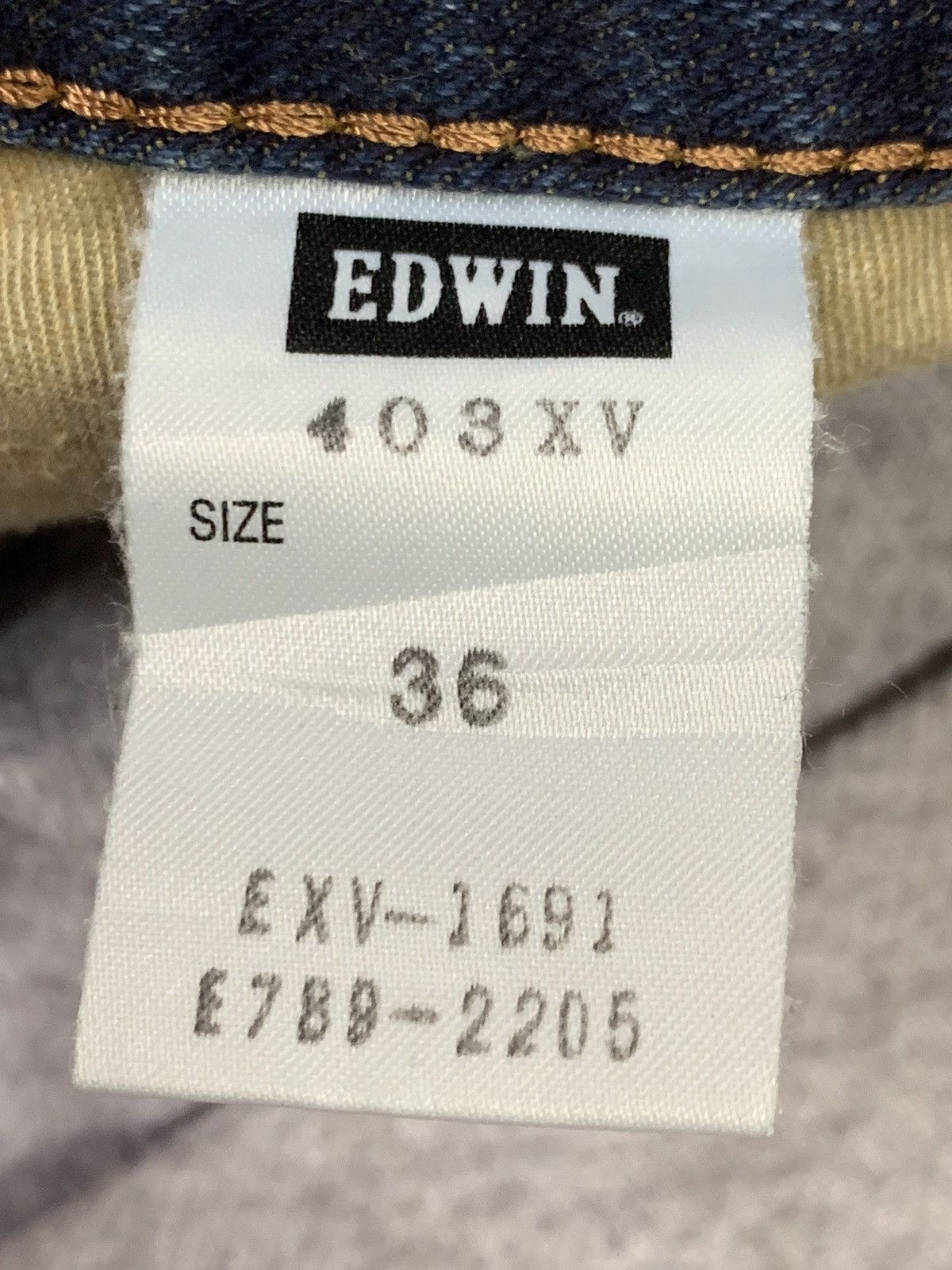 Edwin Distressed Edwin XV vintage rusty denim. Size US 38 / EU 54 - 7 Thumbnail