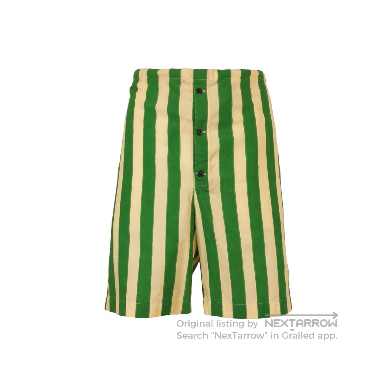 Prada Prada Green Striped Button. Size US 26 / EU 42 - 4 Thumbnail