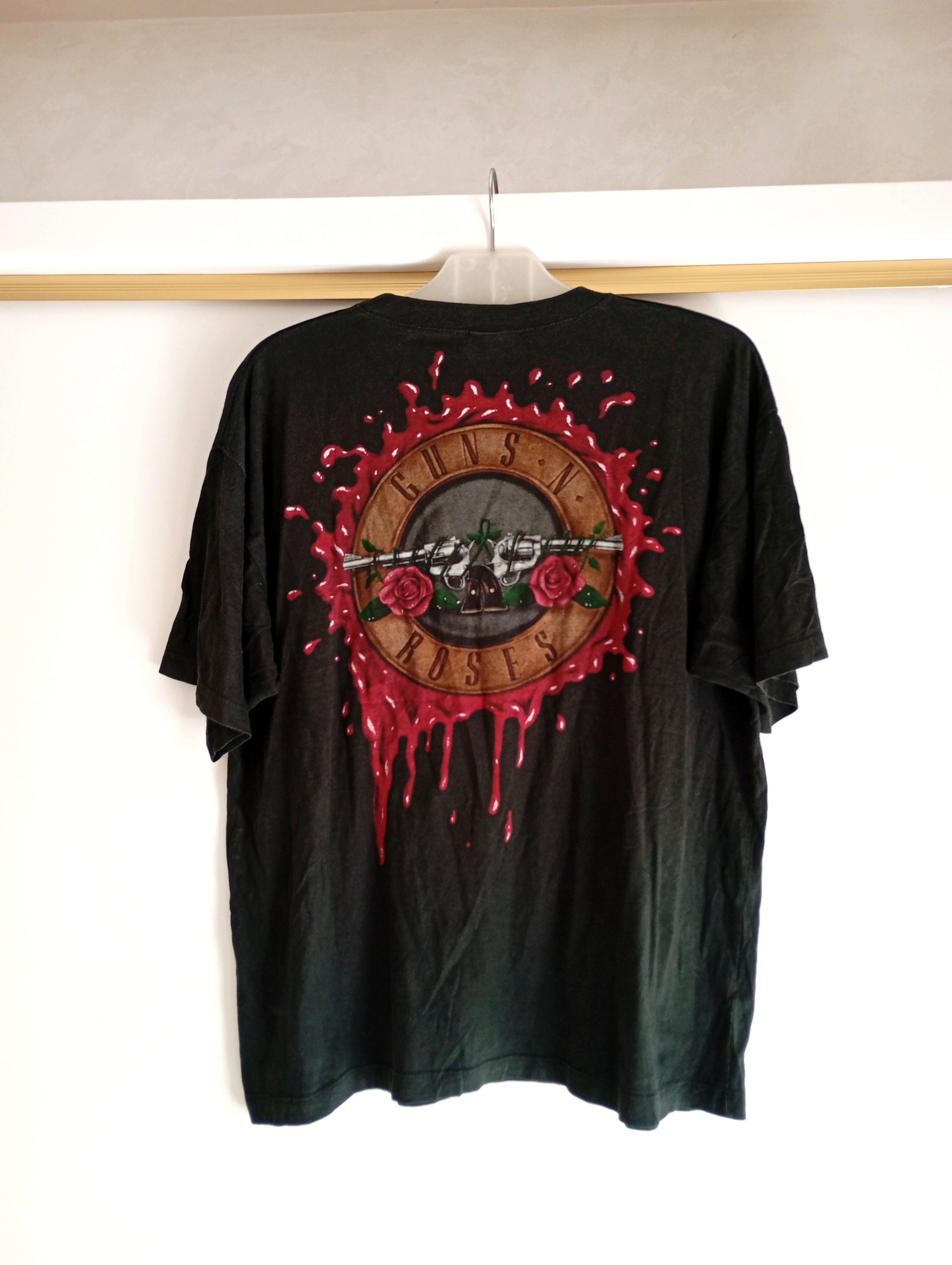 Vintage Vintage 1990s Guns N Roses T-Shirt Size US XL / EU 56 / 4 - 2 Thumbnail