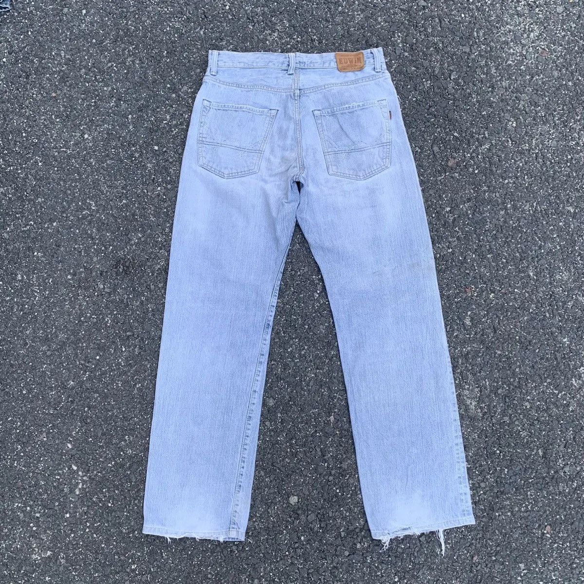 Japanese Brand ‼️ REDLINE! 90’s EDWIN 505 Jean 32x33 Faded Selvedge Pants Size US 32 / EU 48 - 9 Thumbnail
