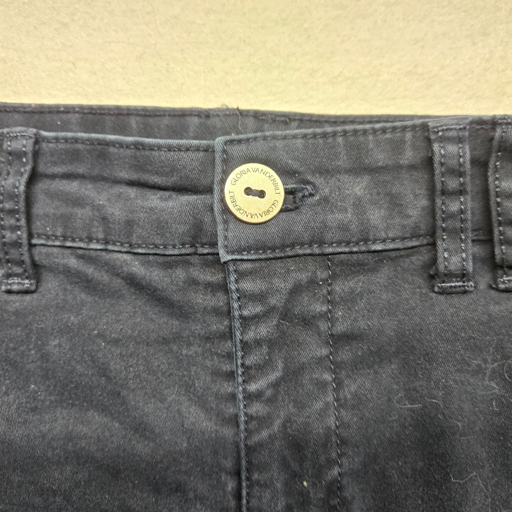 Gloria Vanderbilt GLORIA VANDERBILT Pants Chino Petite 6P Blue Stretch Amanda Trousers Women's Straight Leg Mini Review Vintage No? (Ensure proper) Size 28" / US 6 / IT 42 - 2 Thumbnail