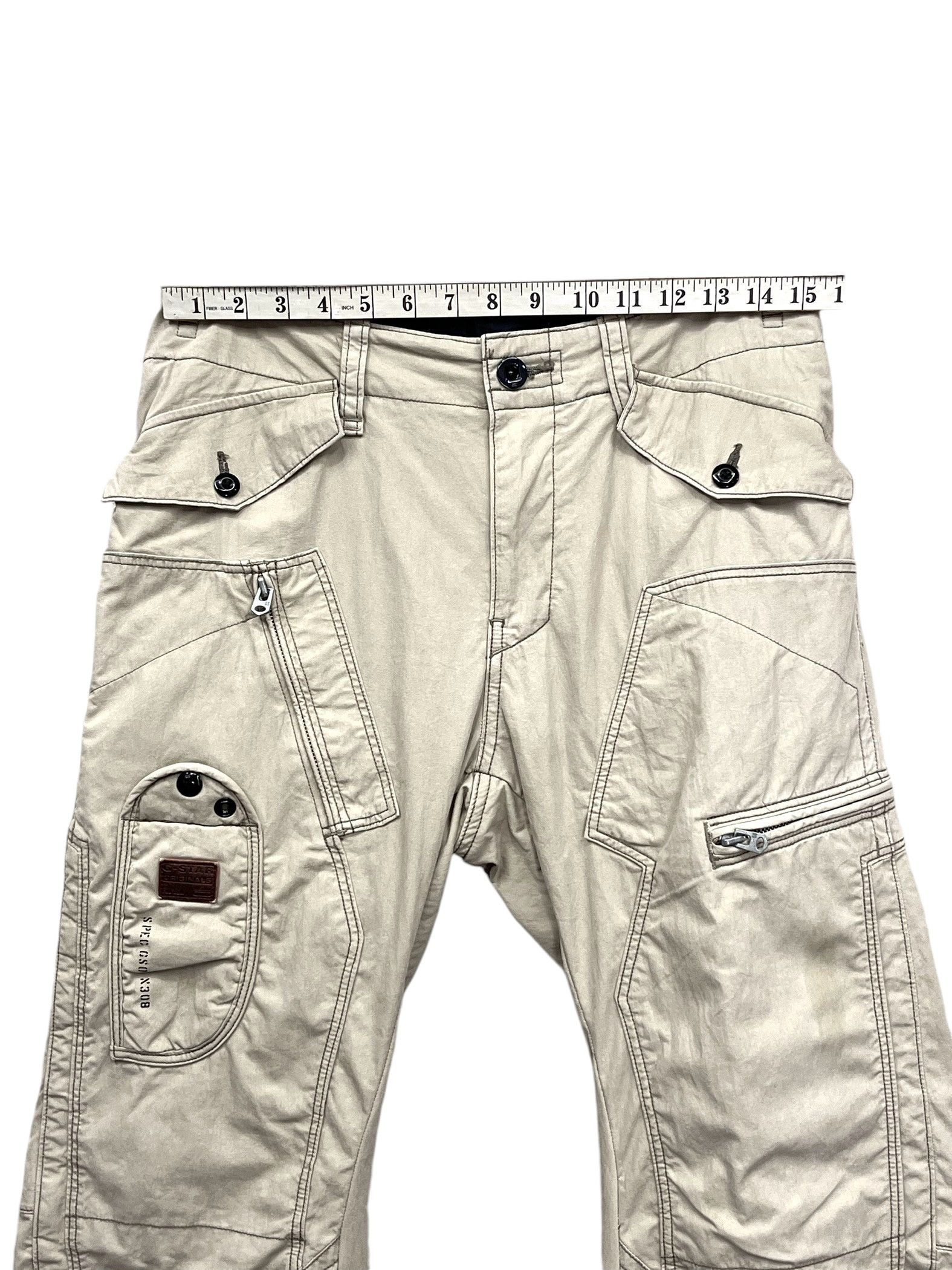 G-Star Vtg G STAR Military Aero Powel 3D Loose Tapered Cargo Pants Size US 30 / EU 46 - 18 Thumbnail