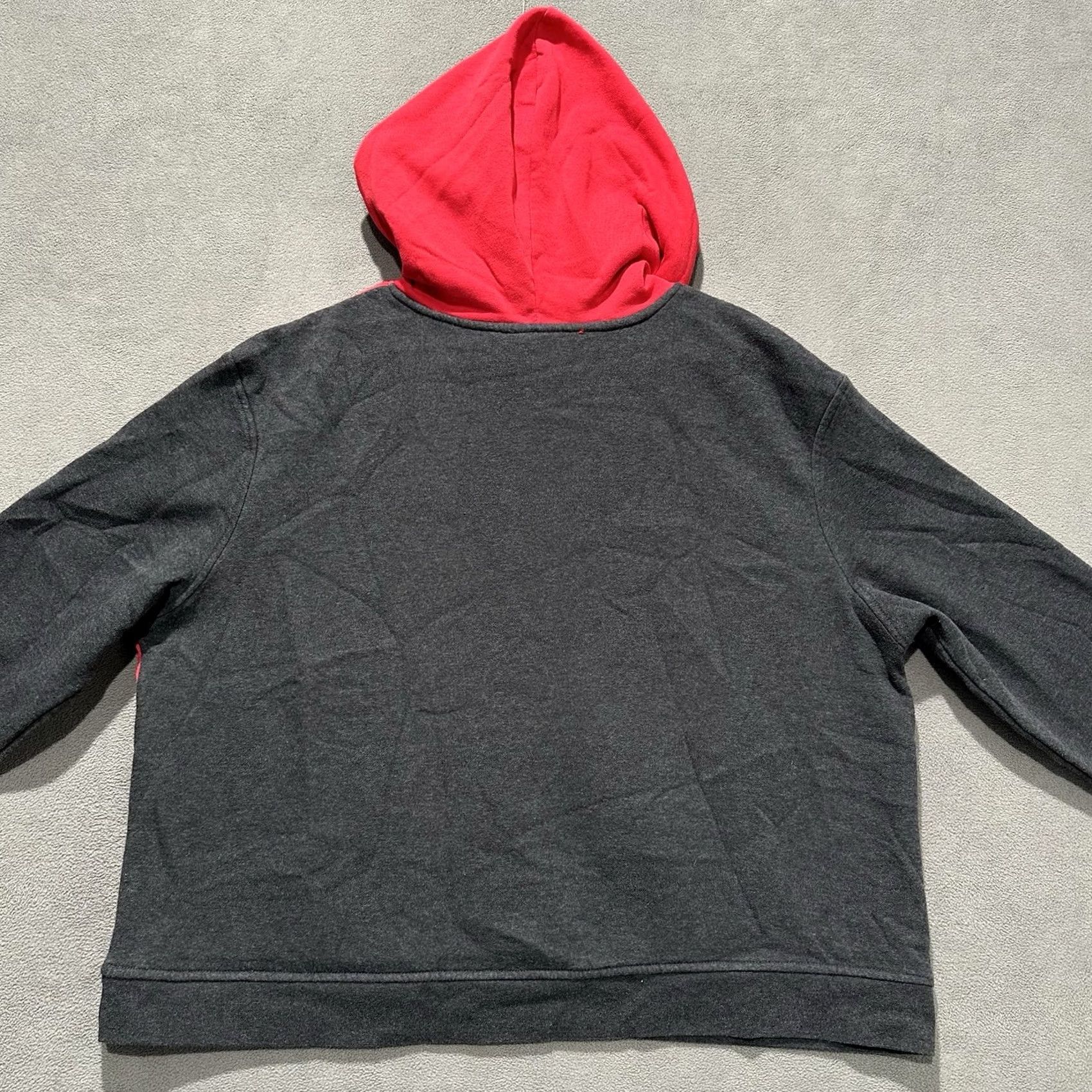 Champion Nike Ohio State Buckeyes Champion Sweatshirt Mens 2XL Gray Red Colorblock Hoodie EUC Size US XXL / EU 58 / 5 - 2 Thumbnail