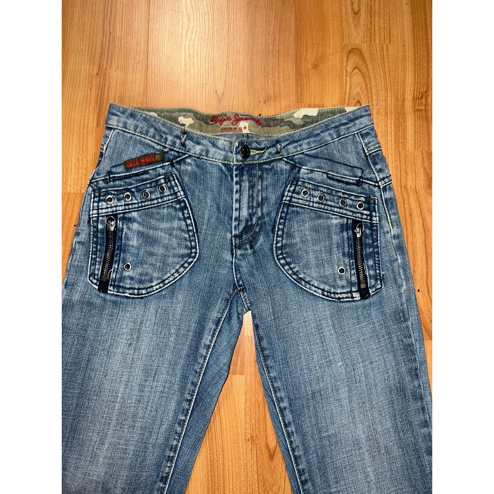 Pepe Jeans Y2K Womens Pepe Jeans London Pants Bottoms 2000s Size 25 Size 25" / US 0 / IT 36 - 4 Thumbnail