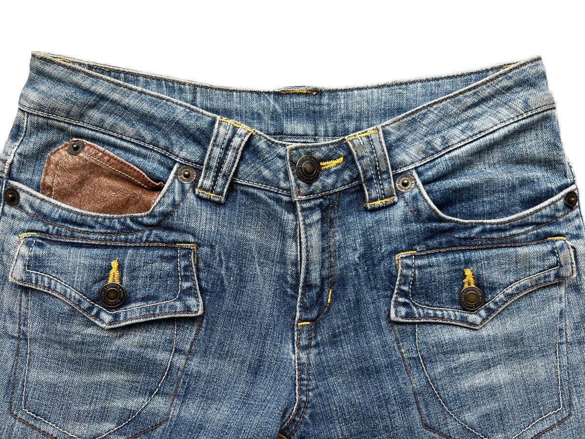 Japanese Brand Flare Japan Multipocket Boot Cut Bondage Stretch Jeans 30x31 Size 30" / US 8 / IT 44 - 8 Thumbnail