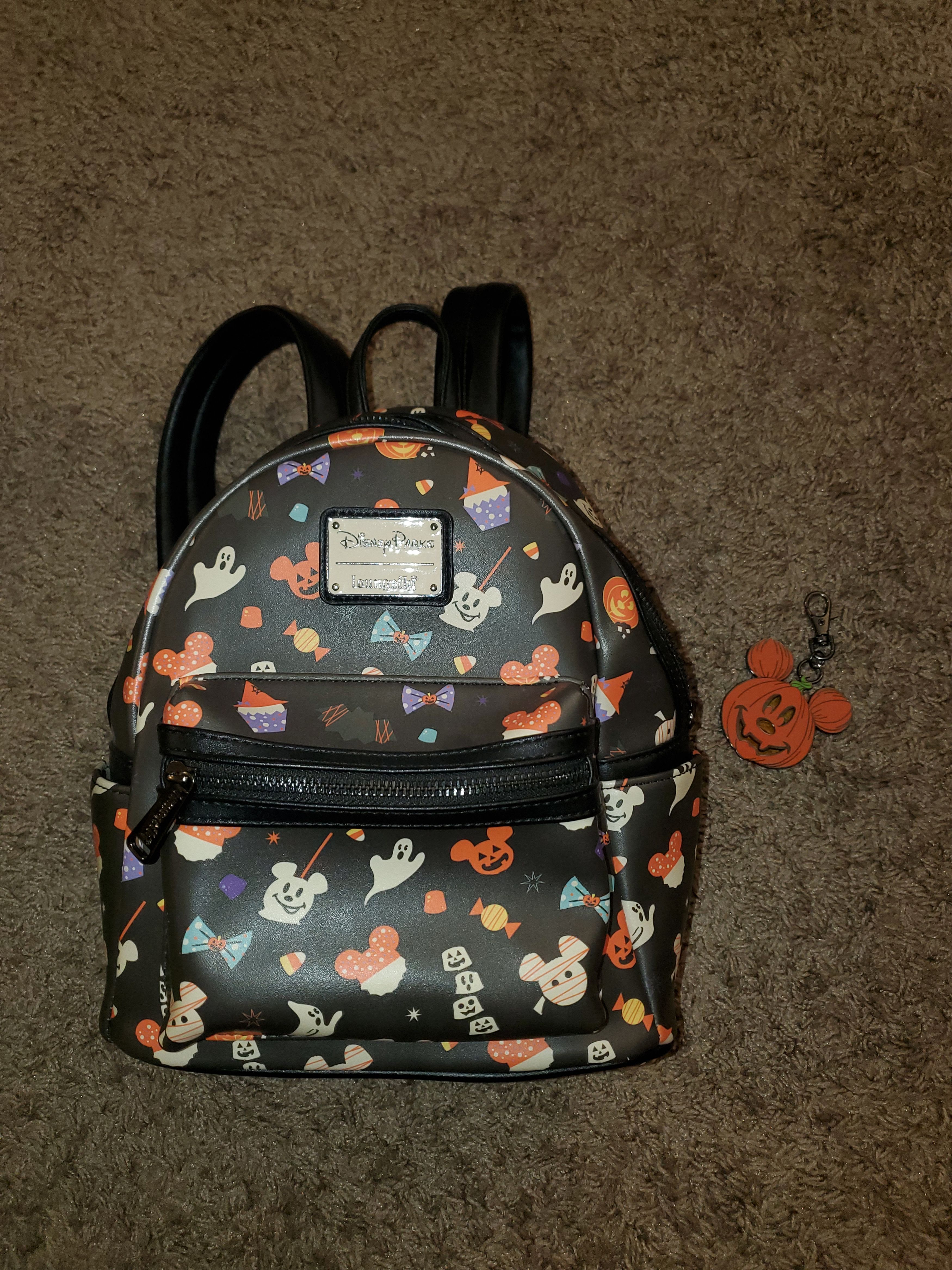 Disney Loungefly Mickey Halloween Backpack w/ Matching Keychain Size ONE SIZE - 2 Thumbnail