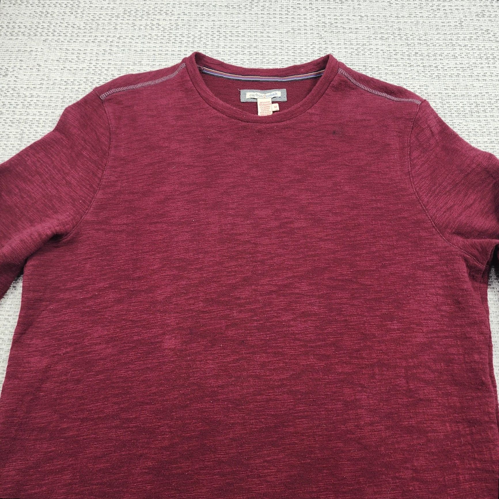 Carbon2Cobalt **Carbon2cobalt Mens Medium Burgundy Long Sleeve Casual Knit Shirt** User: **Carbon2cobalt Medium Mens Burgundy Long Sleeve Casual Knit Shirt** Size US M / EU 48-50 / 2 - 4 Thumbnail