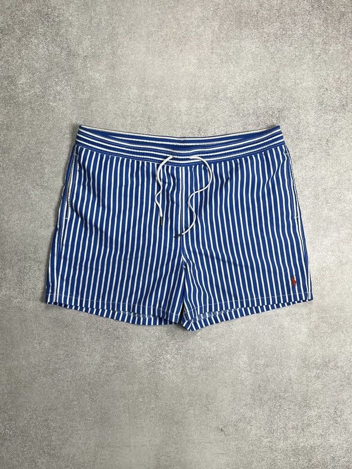 Polo Ralph Lauren Vintage Polo Ralph Lauren Striped Shorts Y2K XL Size US 36 / EU 52 - 1 Thumbnail