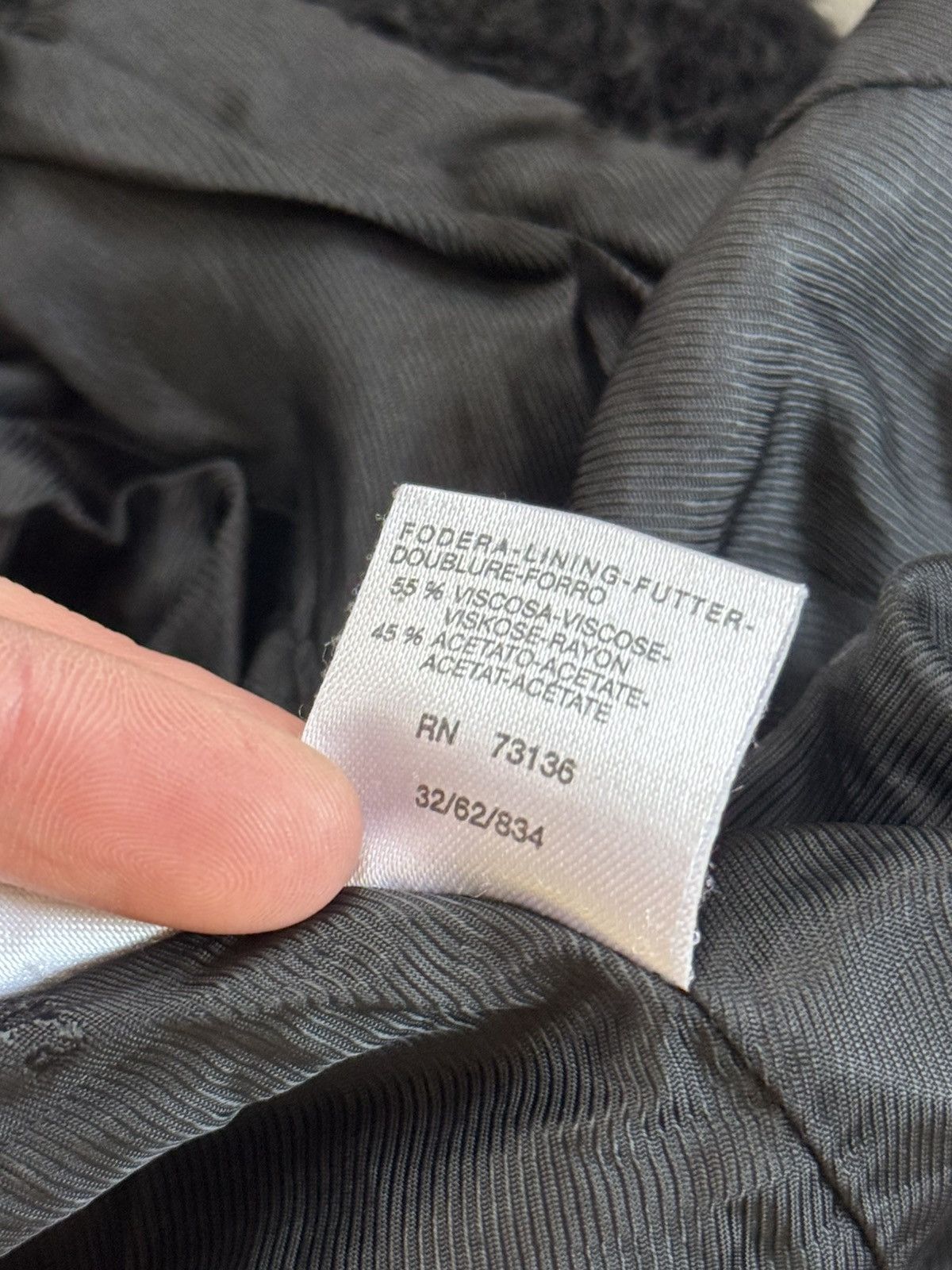 Max Mara × Weekend Max Mara Max Mara USA12/GB14 black alpaca/wool coat button up jacket Size XL / US 12-14 / IT 48-50 - 20 Thumbnail