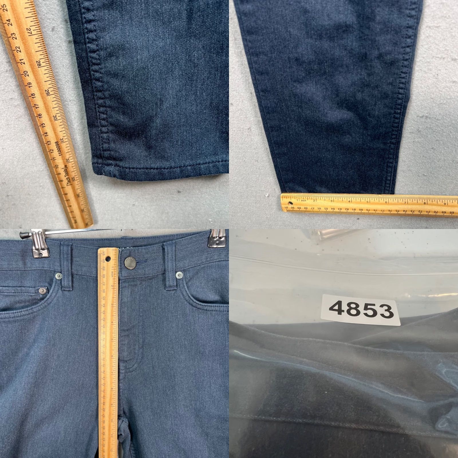 Banana Republic Banana Republic Traveler Mens Size 32 Athletic Tapered Fit Jeans Blue Cotton Denim 5-Pocket Size US 32 / EU 48 - 8 Thumbnail