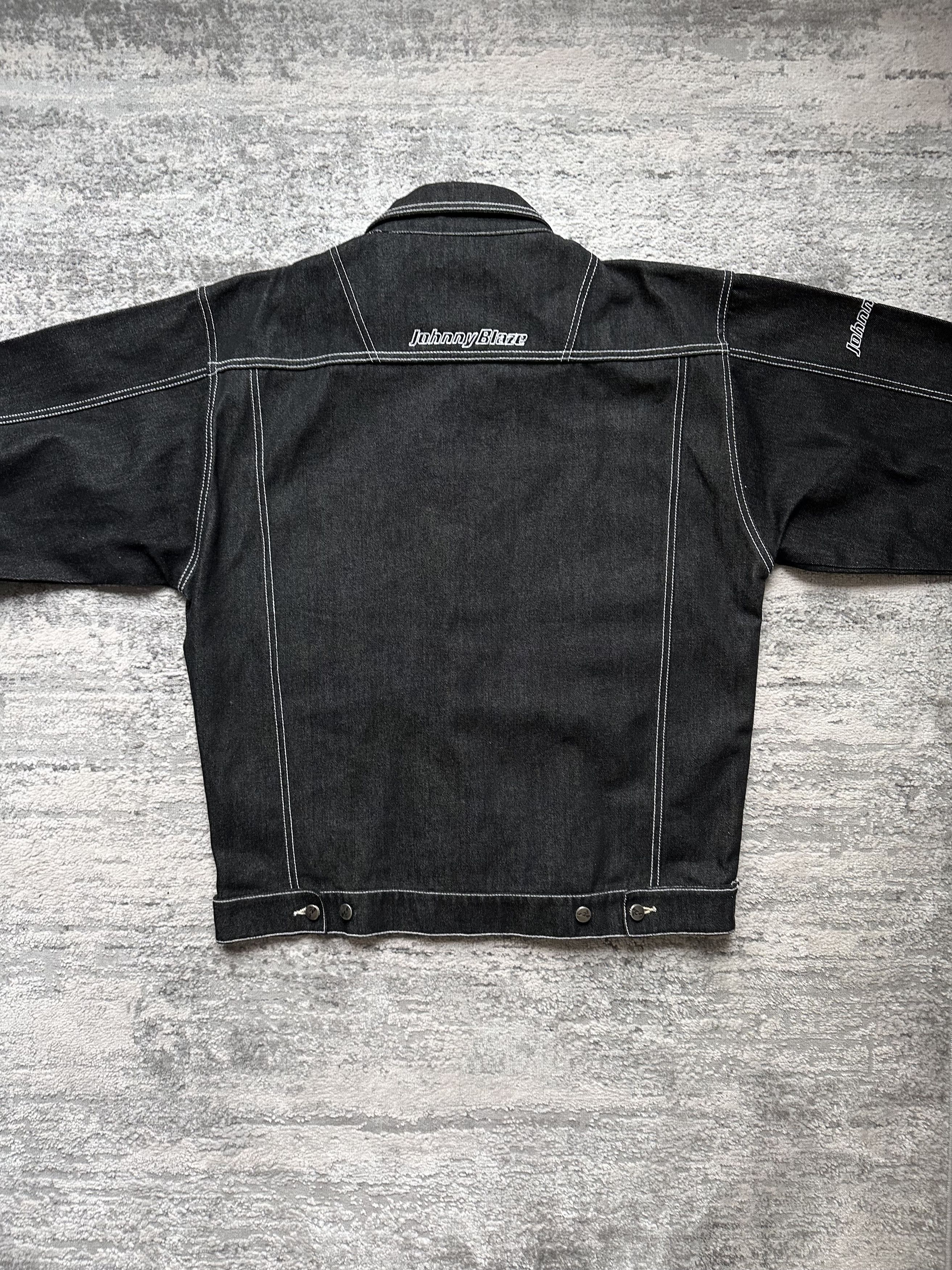 Vintage Johnny Blaze vintage rare denim jacket Size US XL / EU 56 / 4 - 7 Thumbnail