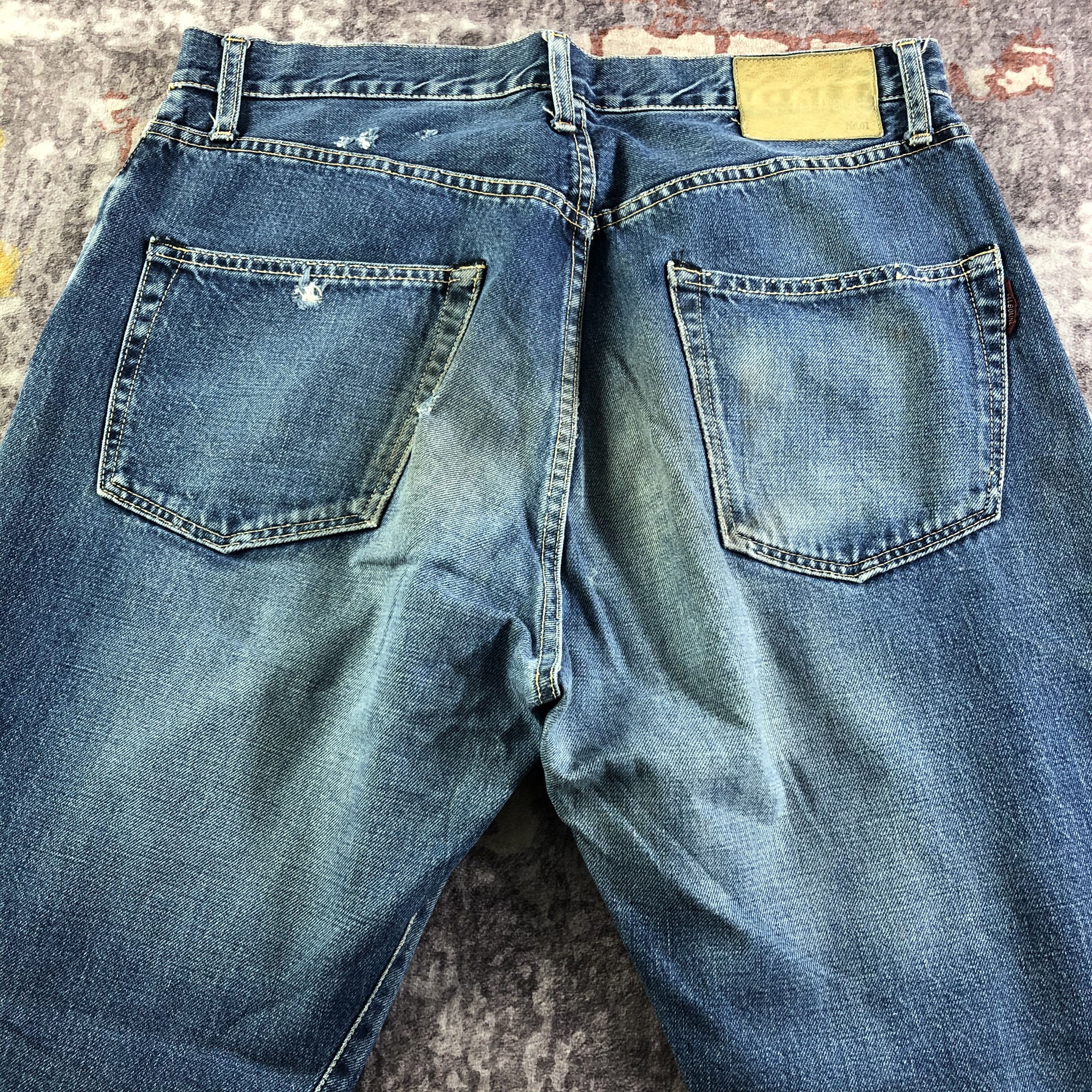 Japanese Brand Vintage Japan Redline Denim Jeans-JM3594 Size US 34 / EU 50 - 5 Thumbnail